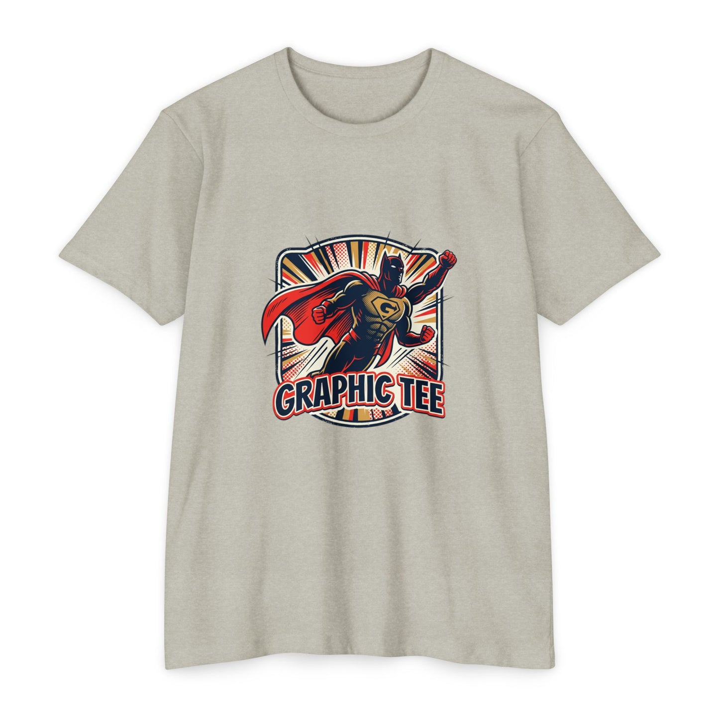 Retro Superhero Graphic Tee — Vintage Comic T-Shirt