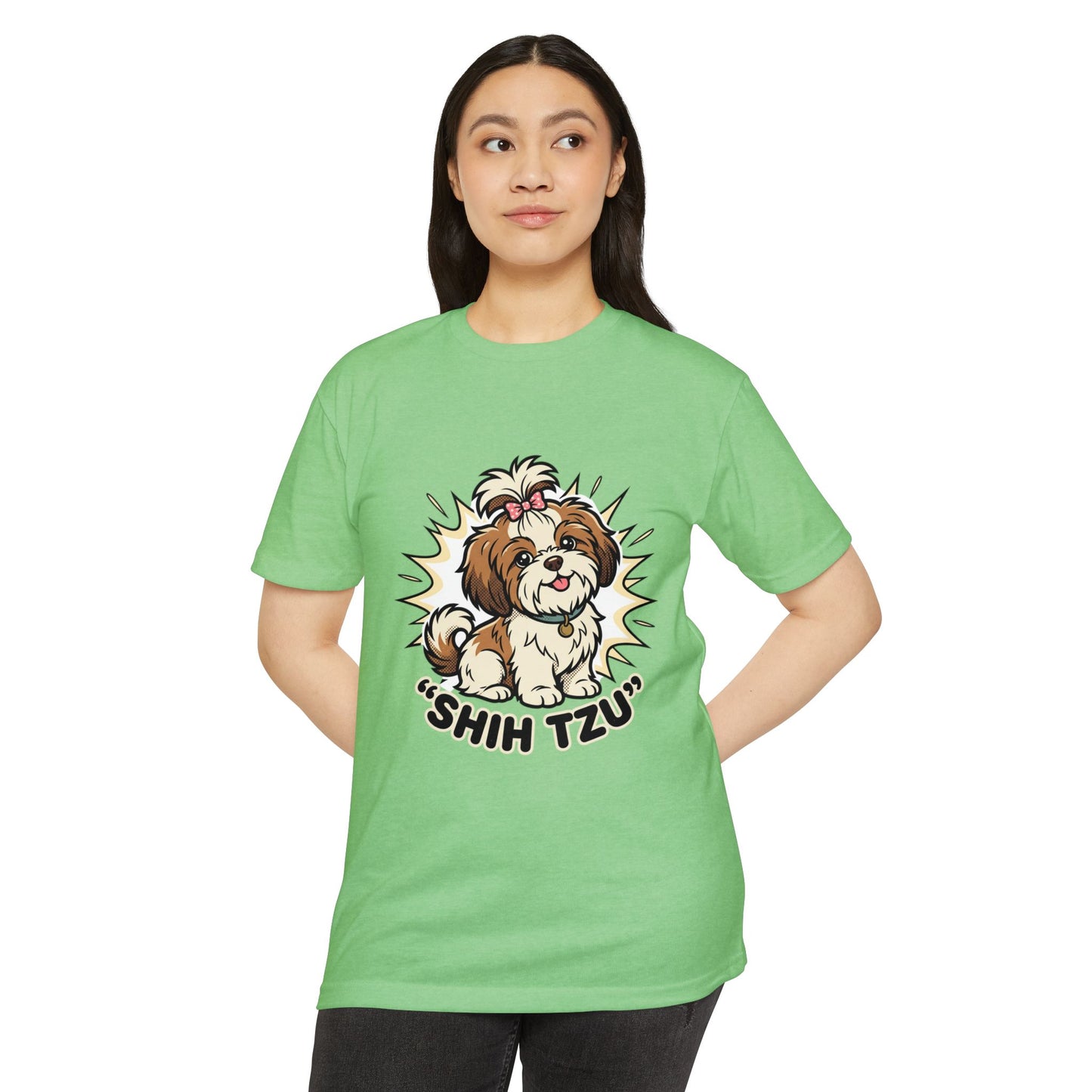 Shih Tzu Cute Cartoon T-Shirt — Adorable Dog Lover Tee