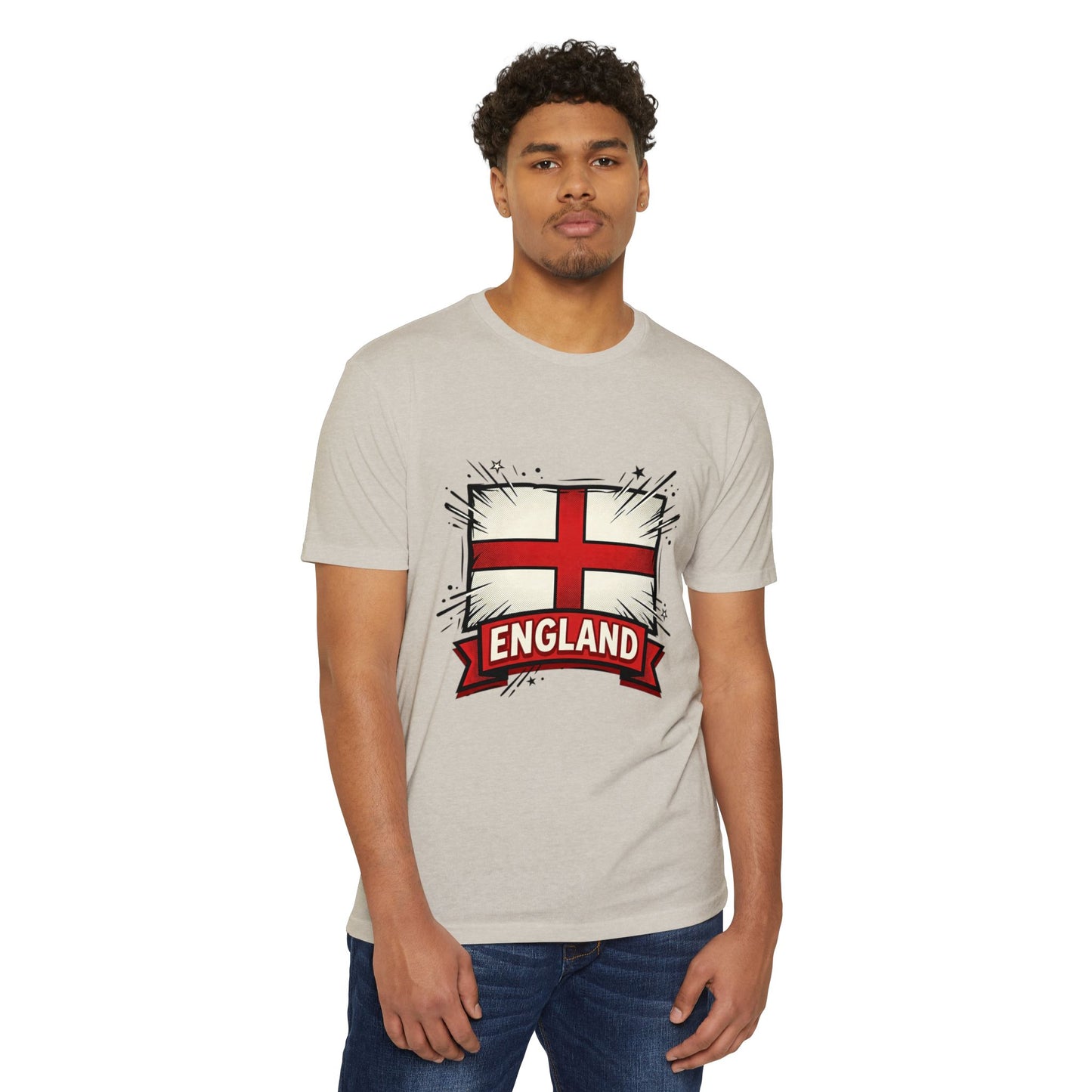 England St. George Cross T-Shirt — Flag Graphic Tee for Fans & Supporters