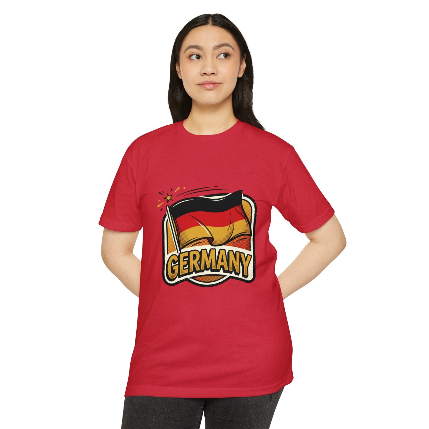 Germany Flag Retro Sports T-Shirt — Vintage Team Fan Tee
