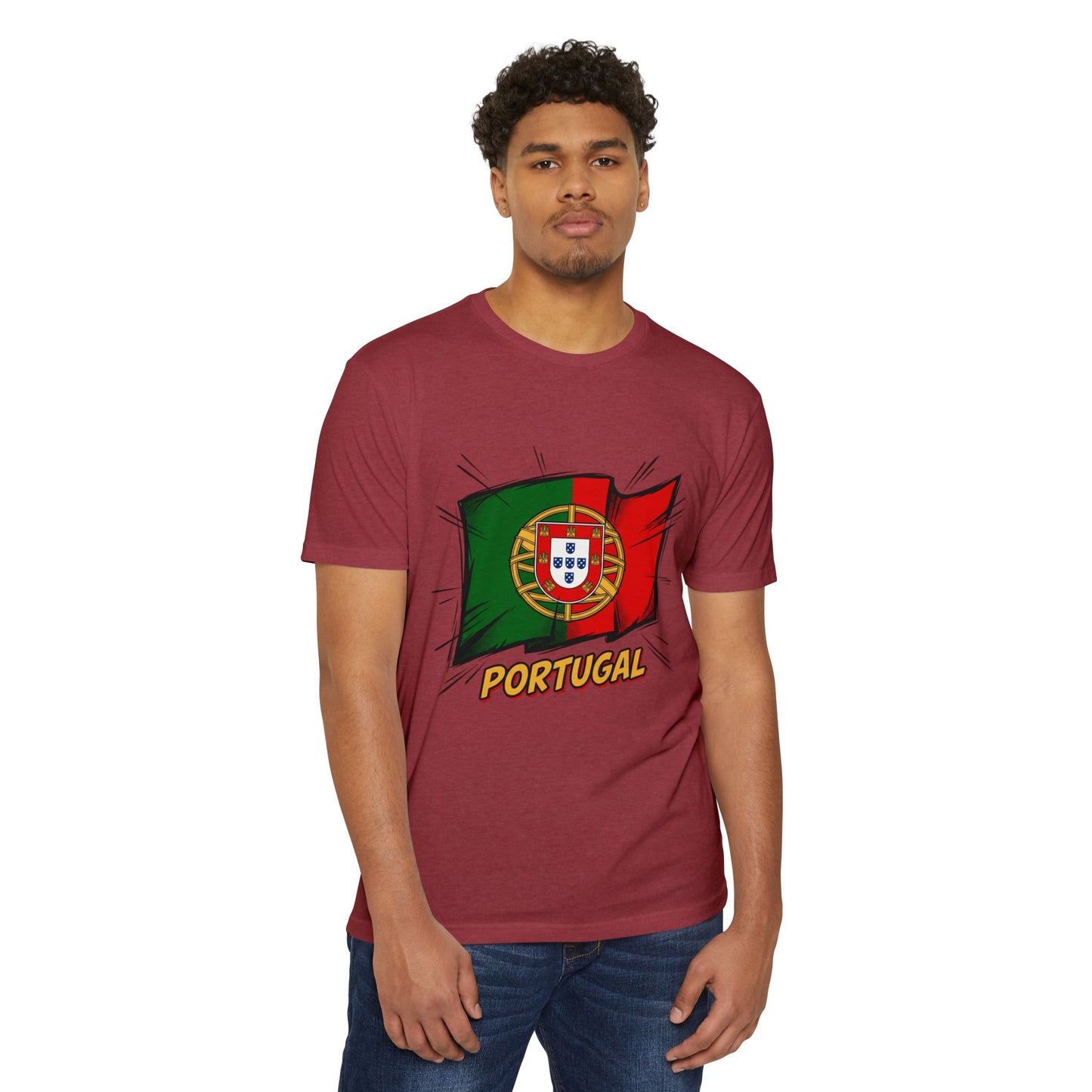 Portugal Flag Graphic T-Shirt — Vibrant Portuguese Pride Tee