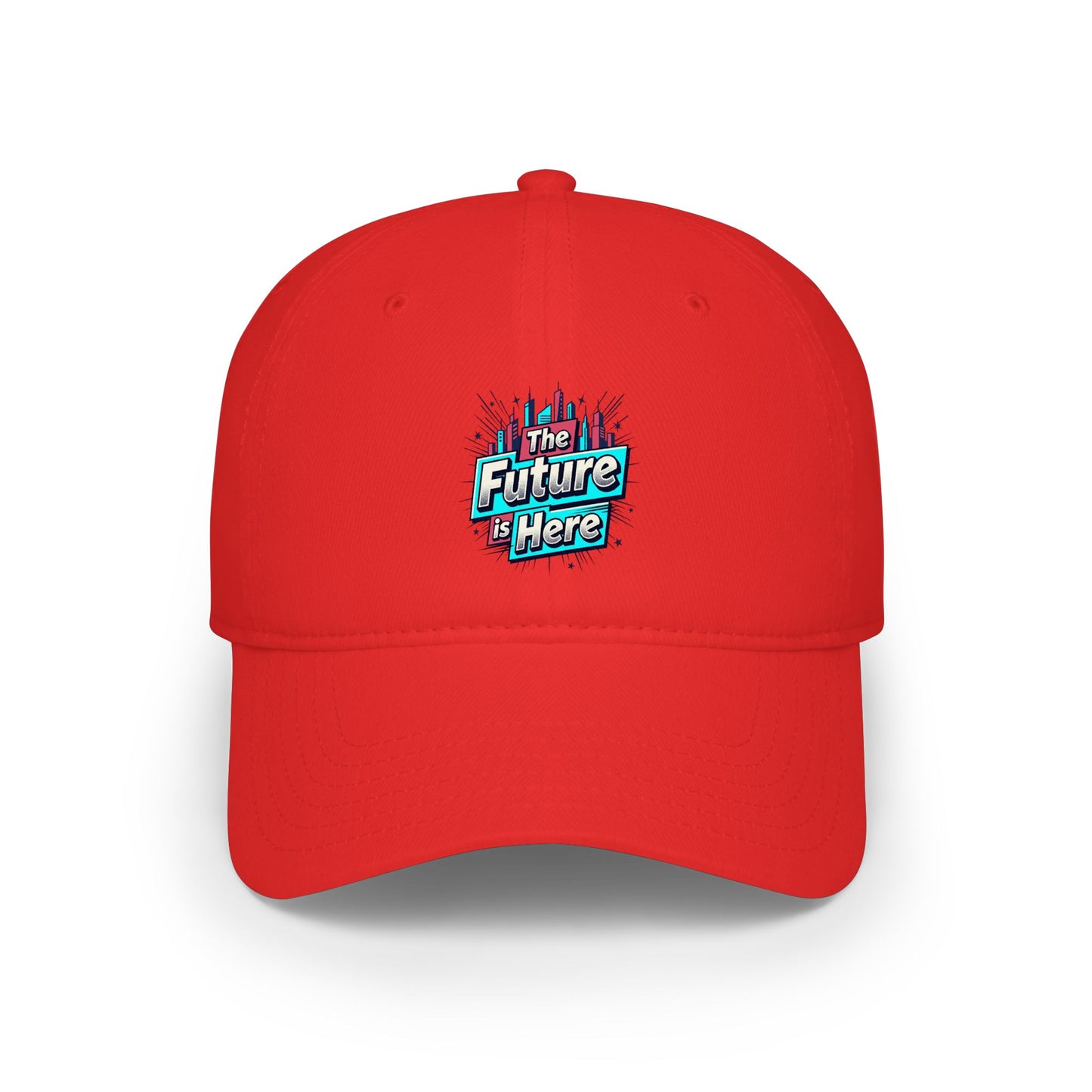 The Future Is Here Embroidered Tech City Baseball Cap
