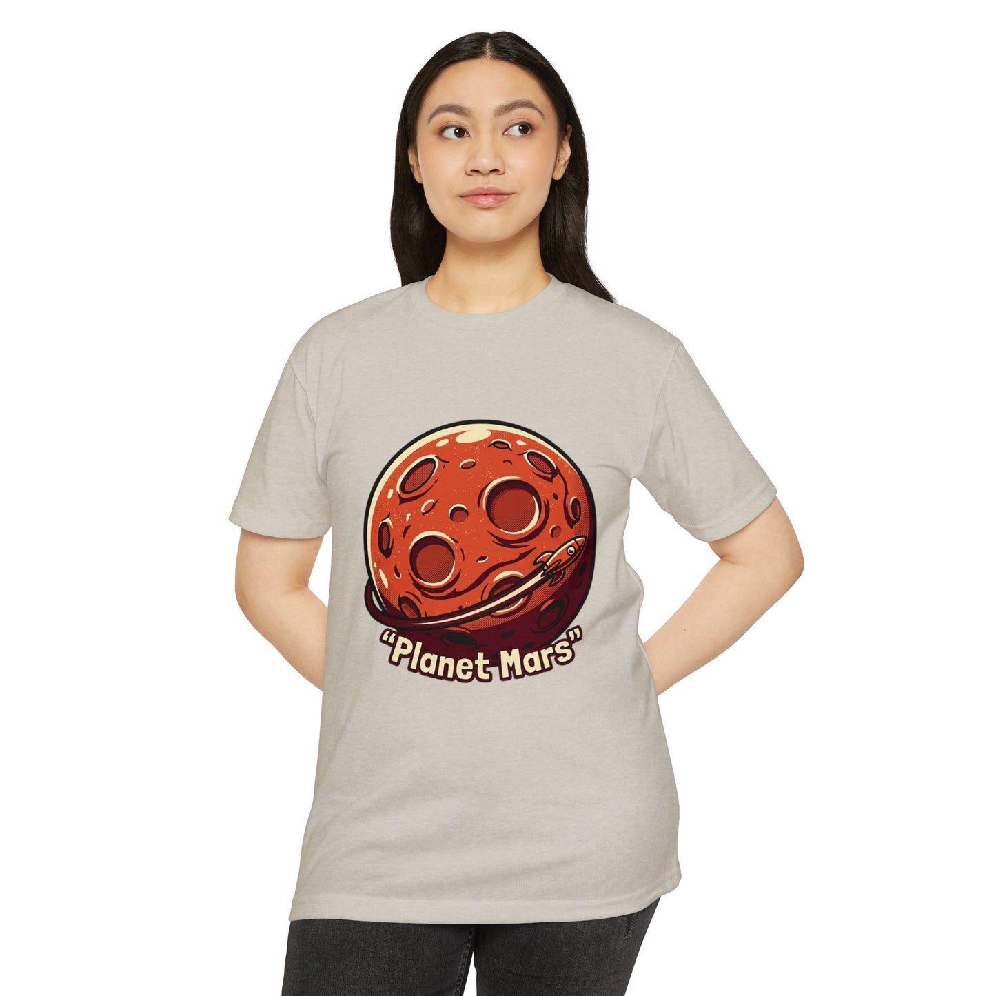 Retro Mars Graphic T-Shirt — Red Planet Tee