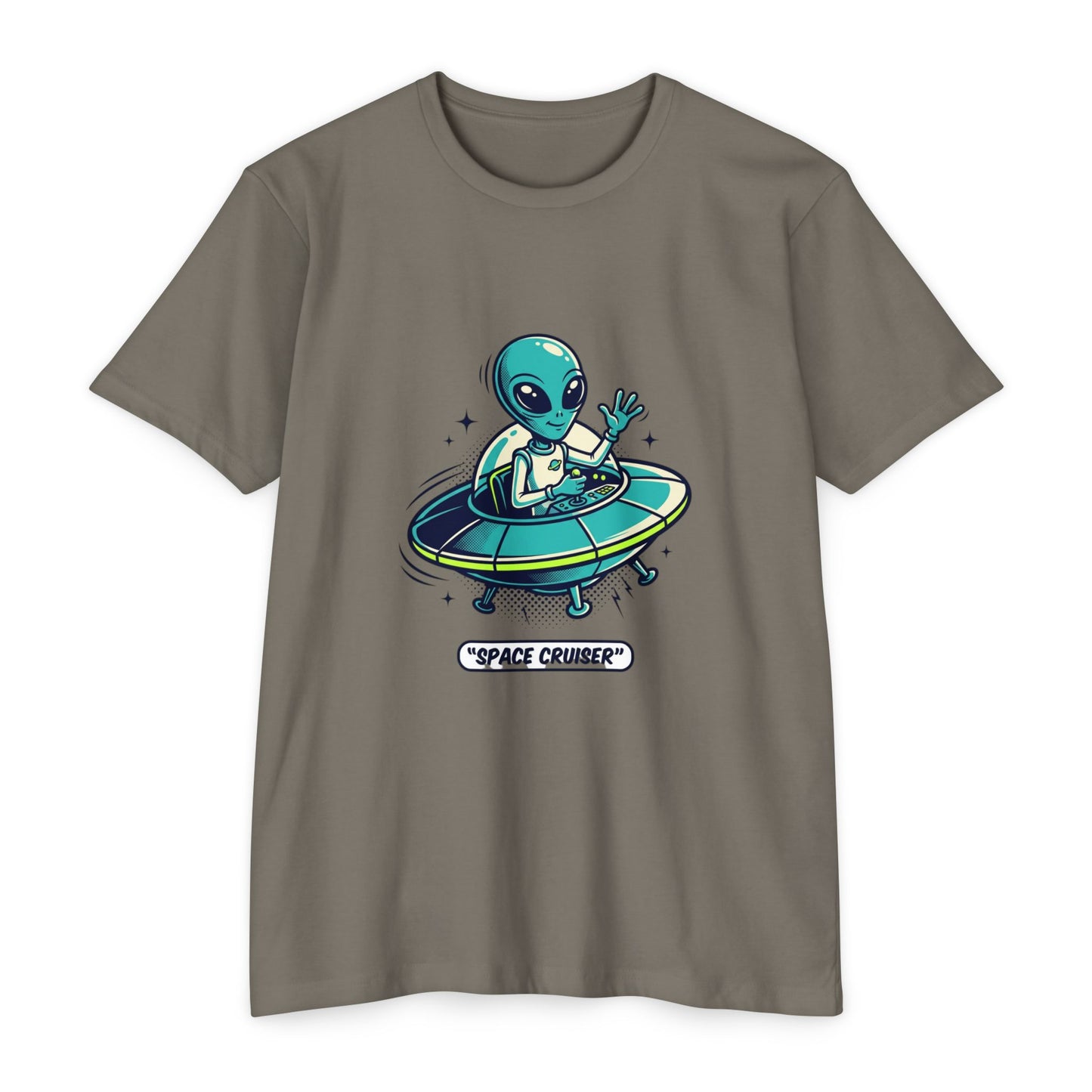 Space Cruiser Alien UFO T‑Shirt — Sci‑Fi Graphic Tee