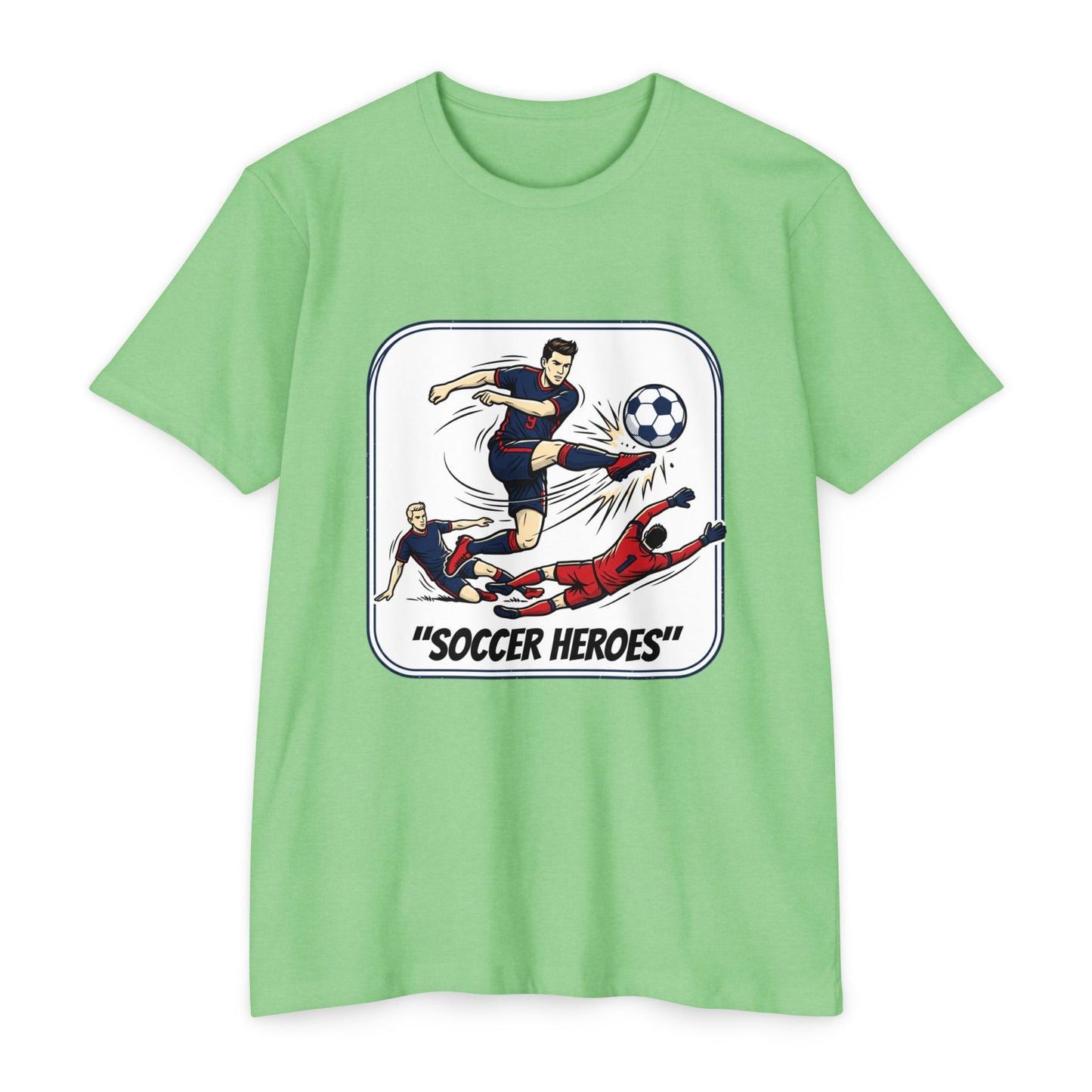 Soccer Heroes T-Shirt — Vintage Comic Soccer Graphic Tee
