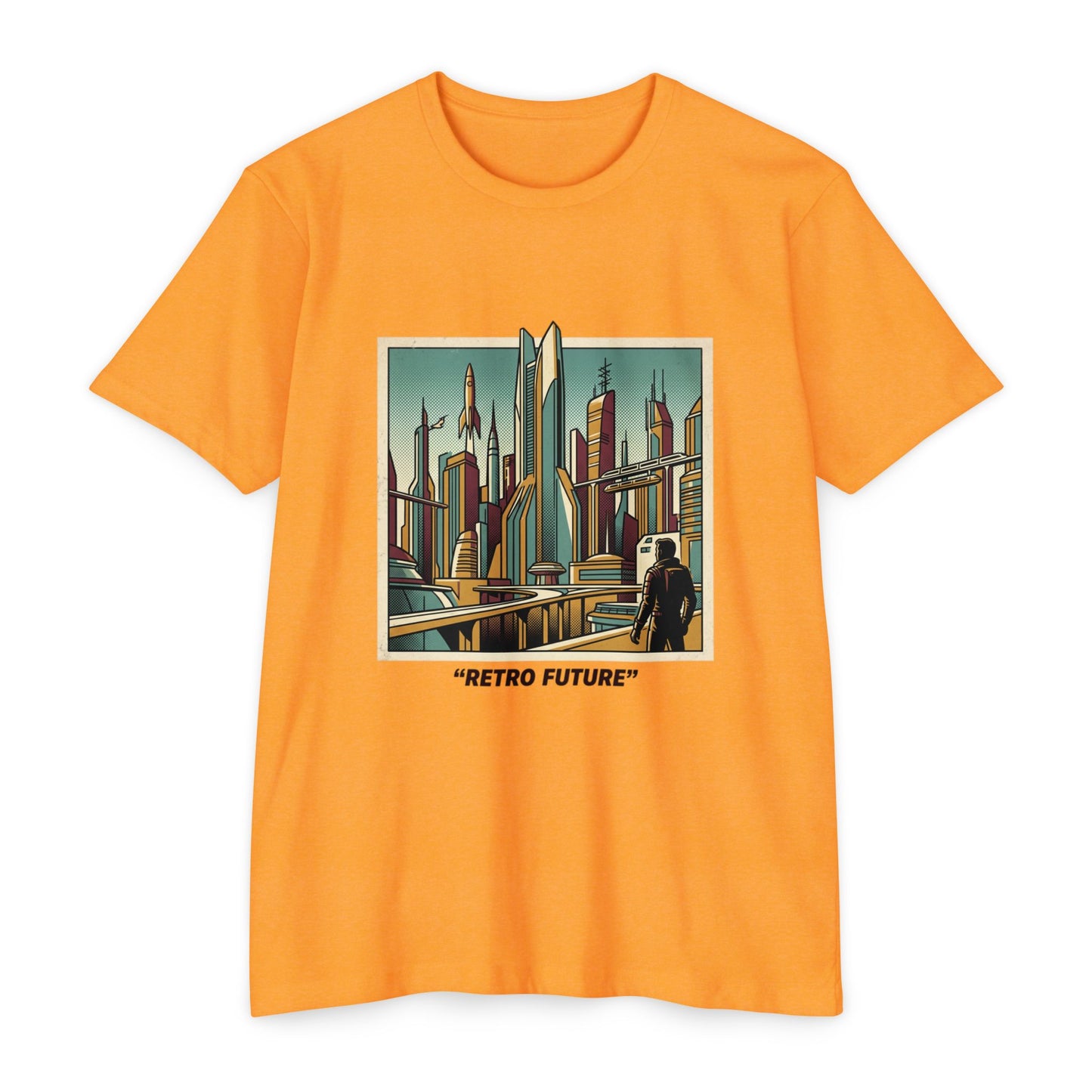 Retro Future Vintage Sci‑Fi City T‑Shirt