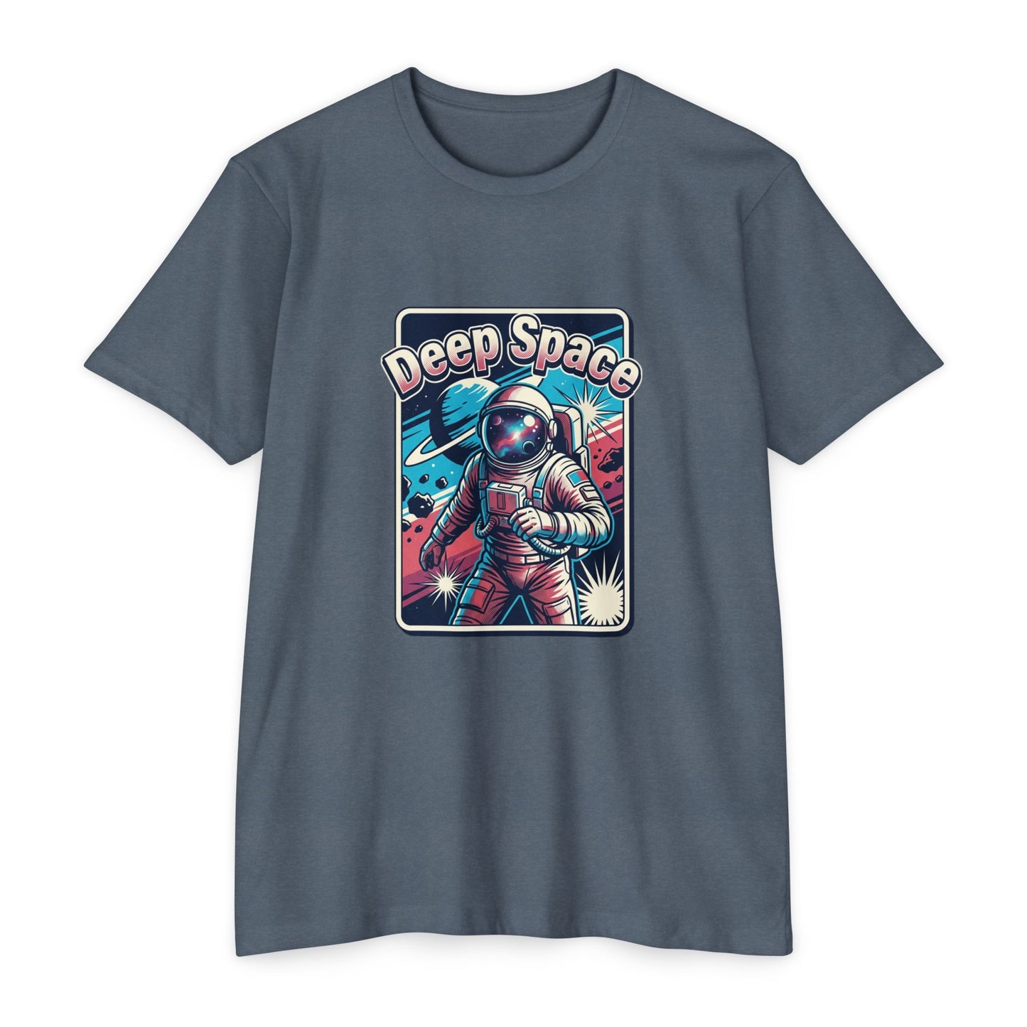 Deep Space Astronaut T-Shirt — Retro Space Exploration Tee