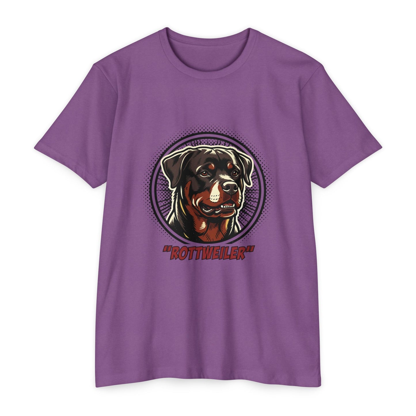 Rottweiler Vintage Portrait T-Shirt — Retro Dog Graphic Tee