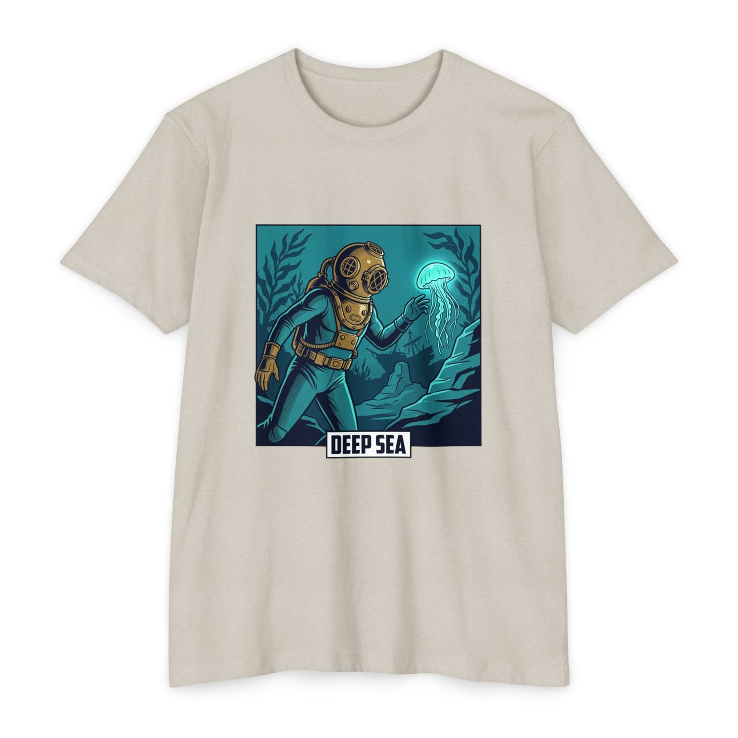Deep Sea Diver Vintage Helmet Scuba T-Shirt