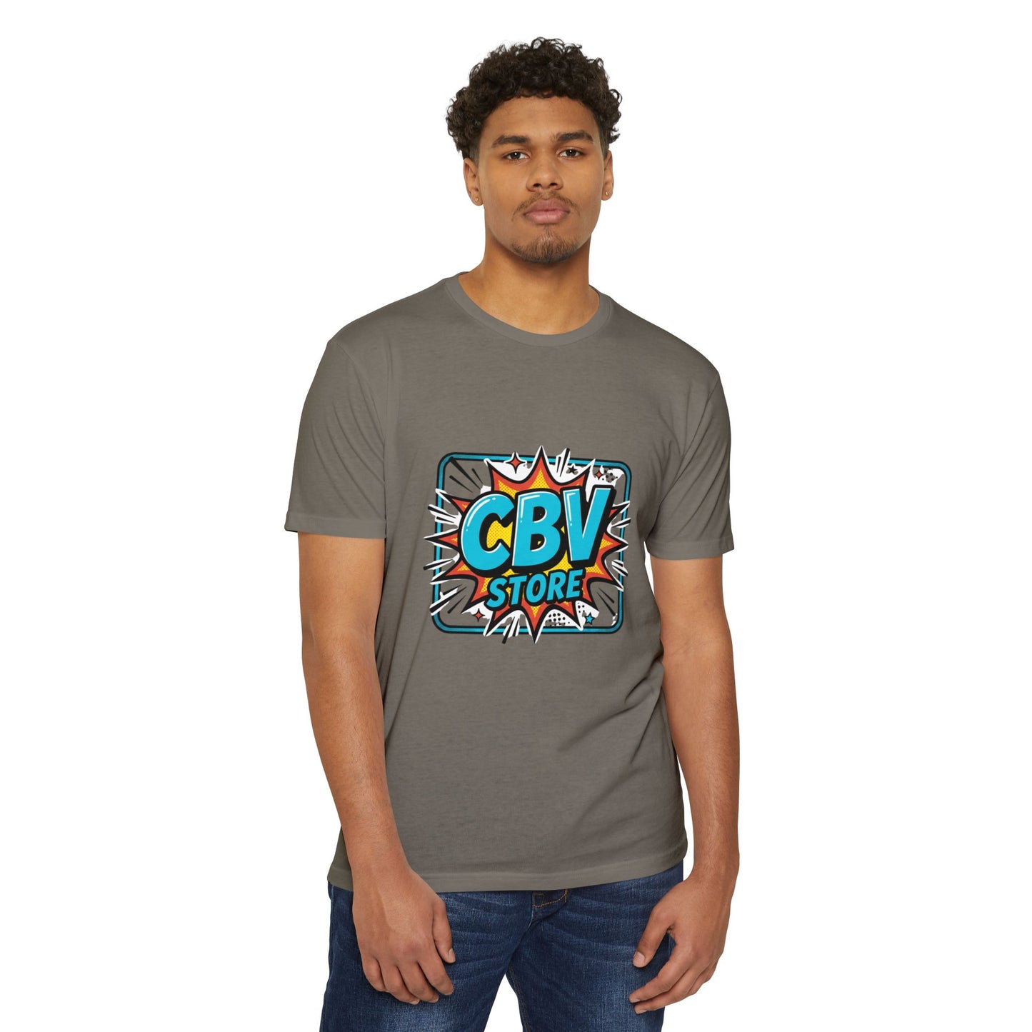 CBV Store Comic Logo T-Shirt — Retro Comic Graphic Tee