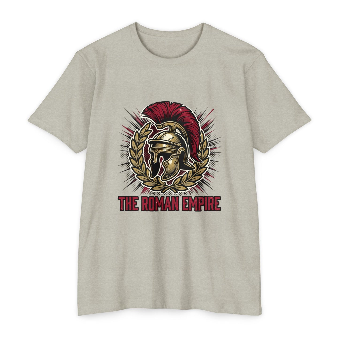 Roman Empire Helmet T-Shirt — Vintage Gladiator Graphic Tee