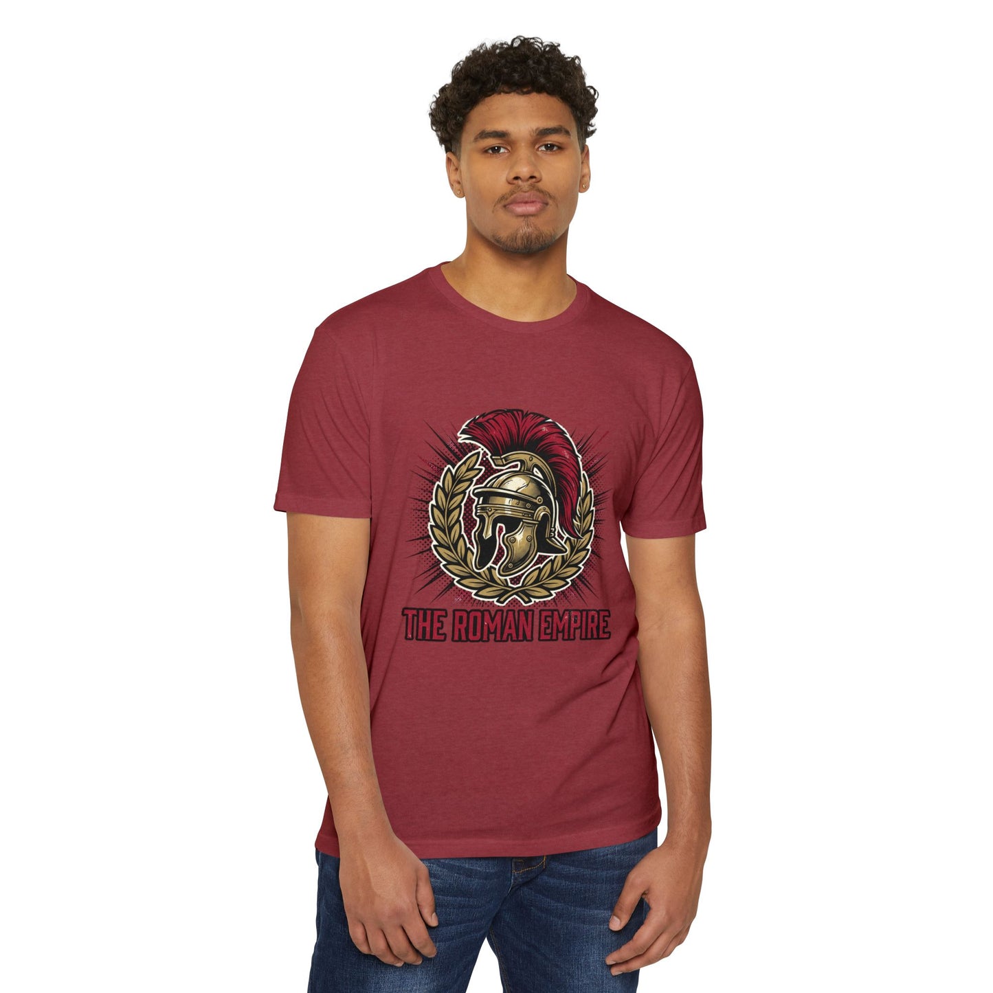 Roman Empire Helmet T-Shirt — Vintage Gladiator Graphic Tee