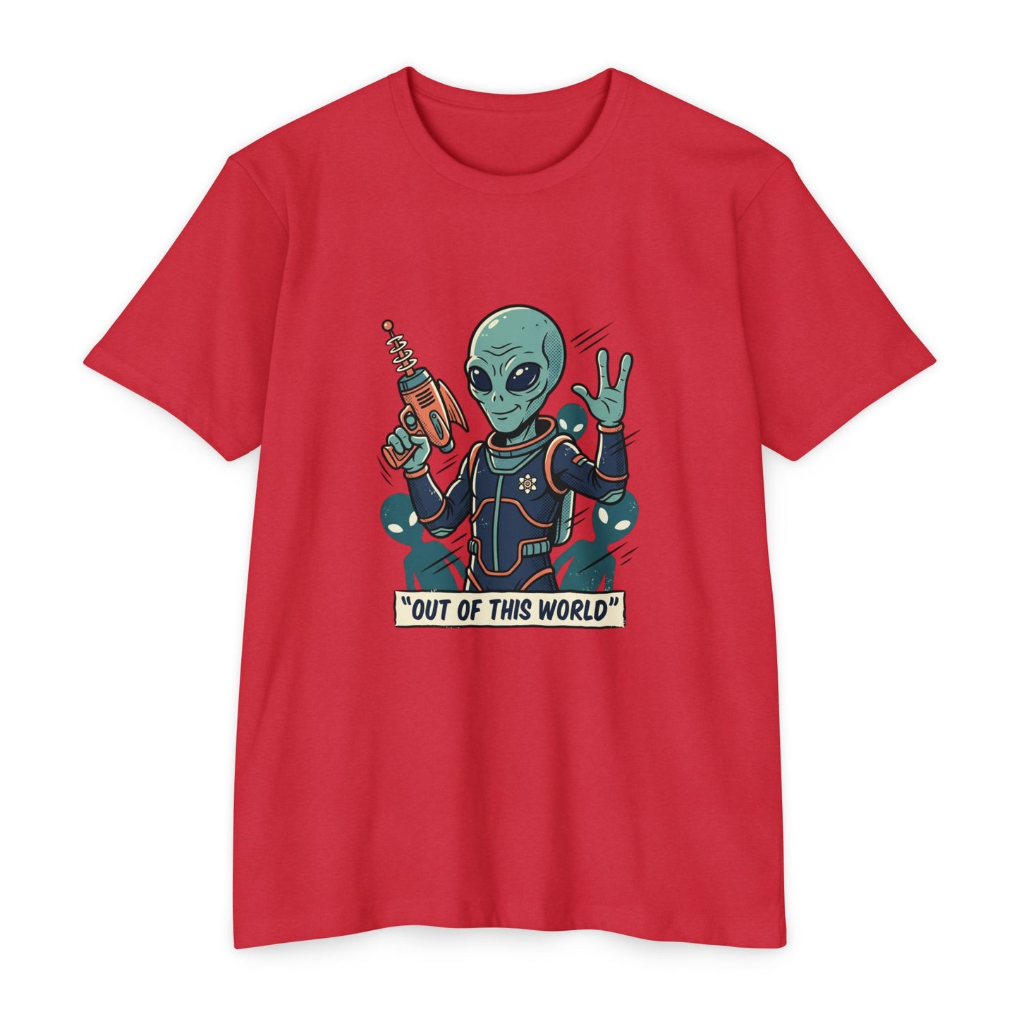 Alien Ray Gun T-Shirt — "Out of This World" Graphic Tee