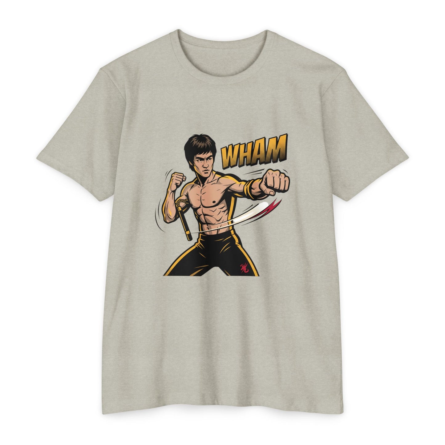 Camiseta gráfica de artes marciales — Camiseta de luchador estilo Bruce 'WHAM'