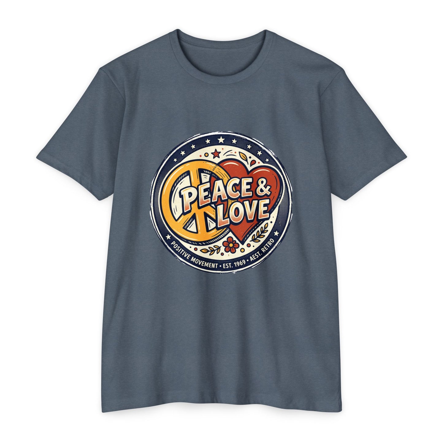 Peace & Love Retro Peace Sign T-Shirt