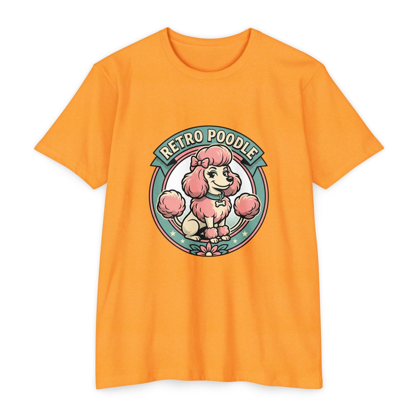 Retro Poodle T-Shirt — Vintage Cute Dog Graphic Tee