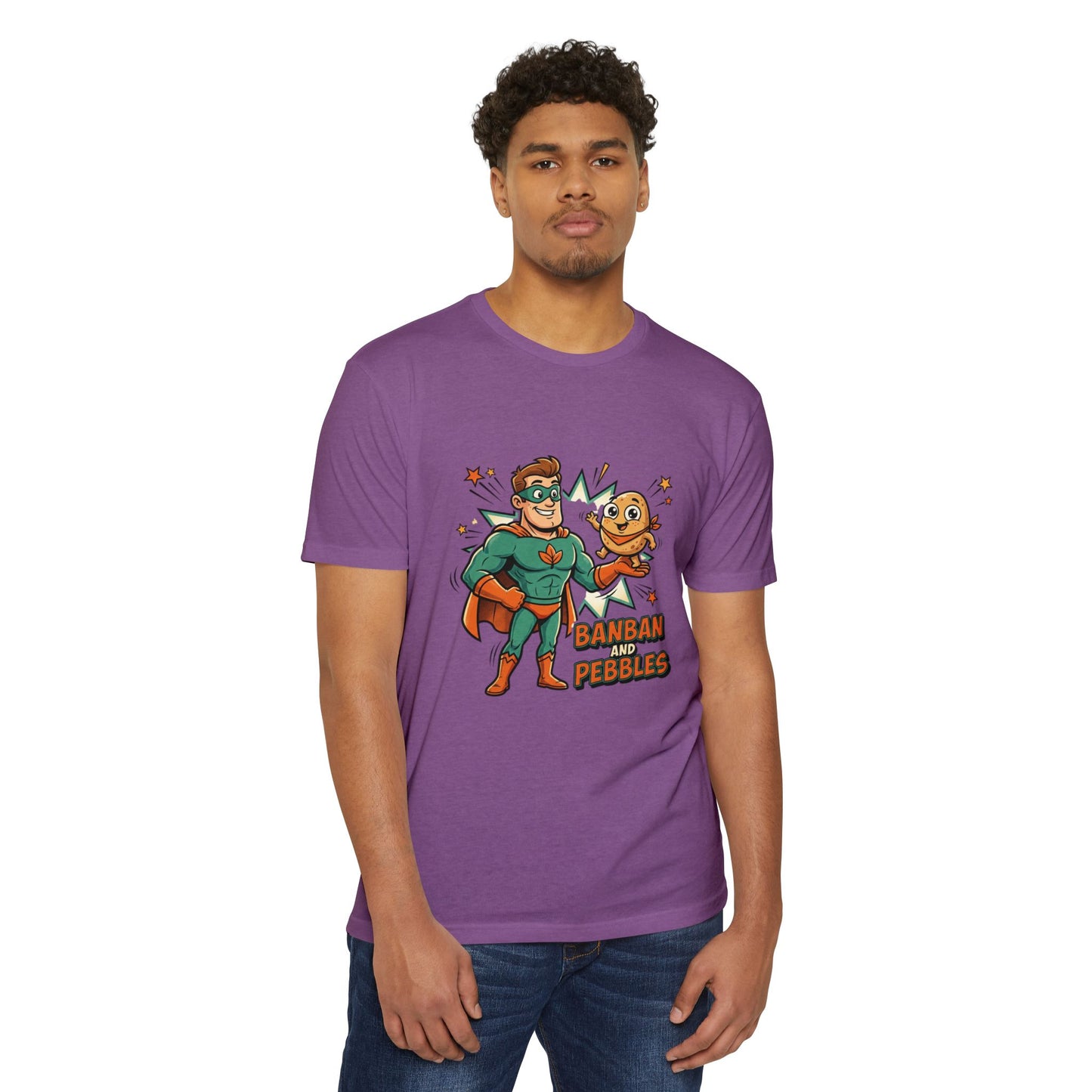 Banban and Pebbles Superhero Kids T-Shirt