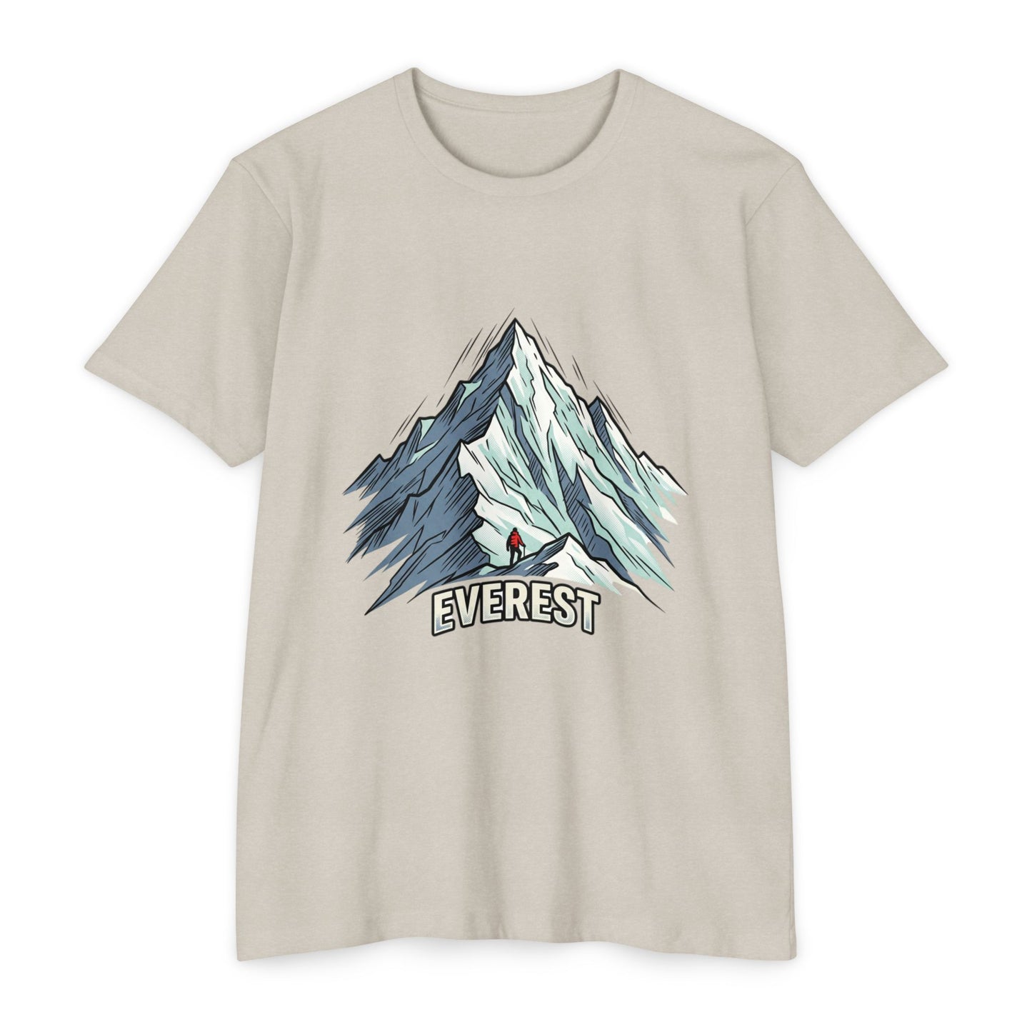 Everest Mountain Graphic T-Shirt — Adventure Climber Tee
