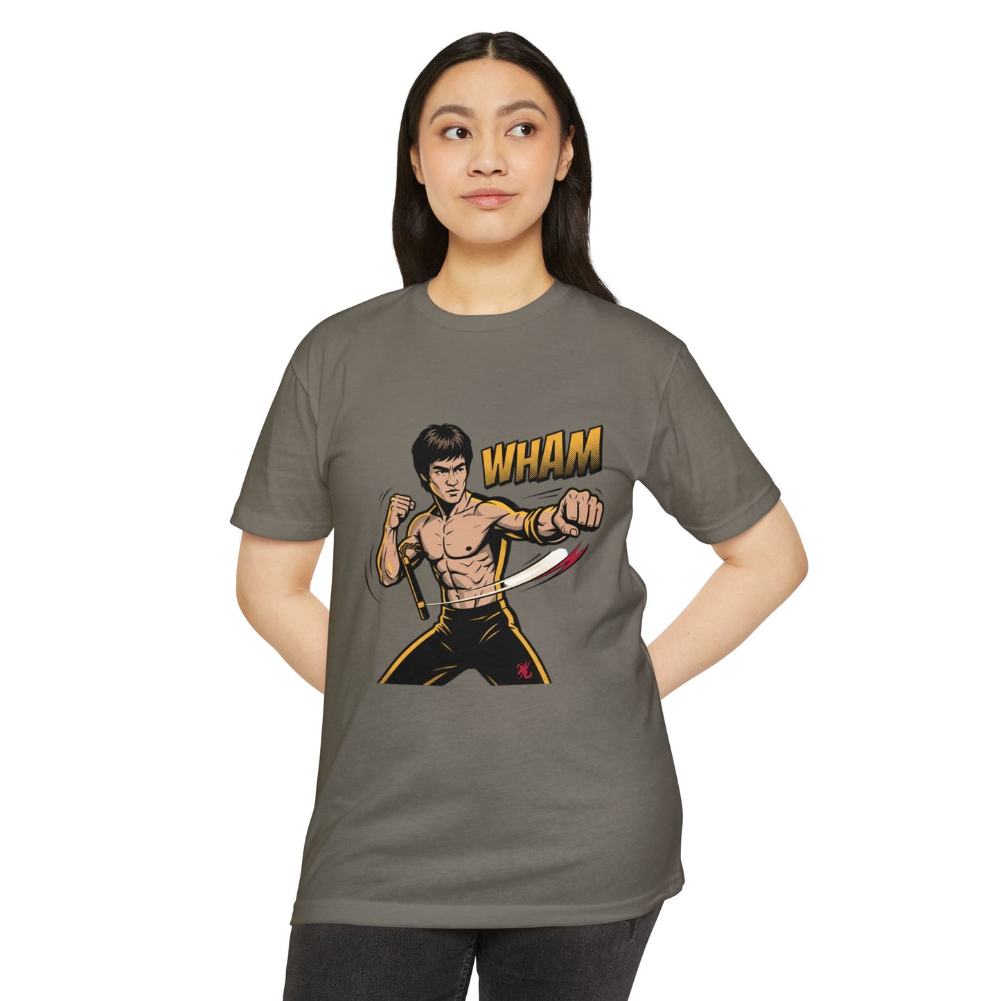 Camiseta gráfica de artes marciales — Camiseta de luchador estilo Bruce 'WHAM'