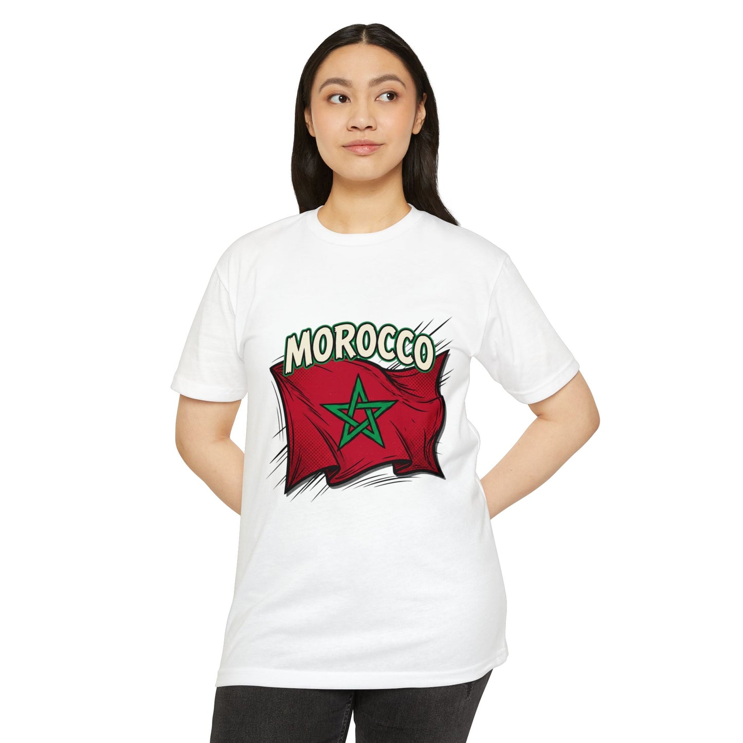 Morocco Flag Vintage Graphic T-Shirt — Moroccan Pride Tee