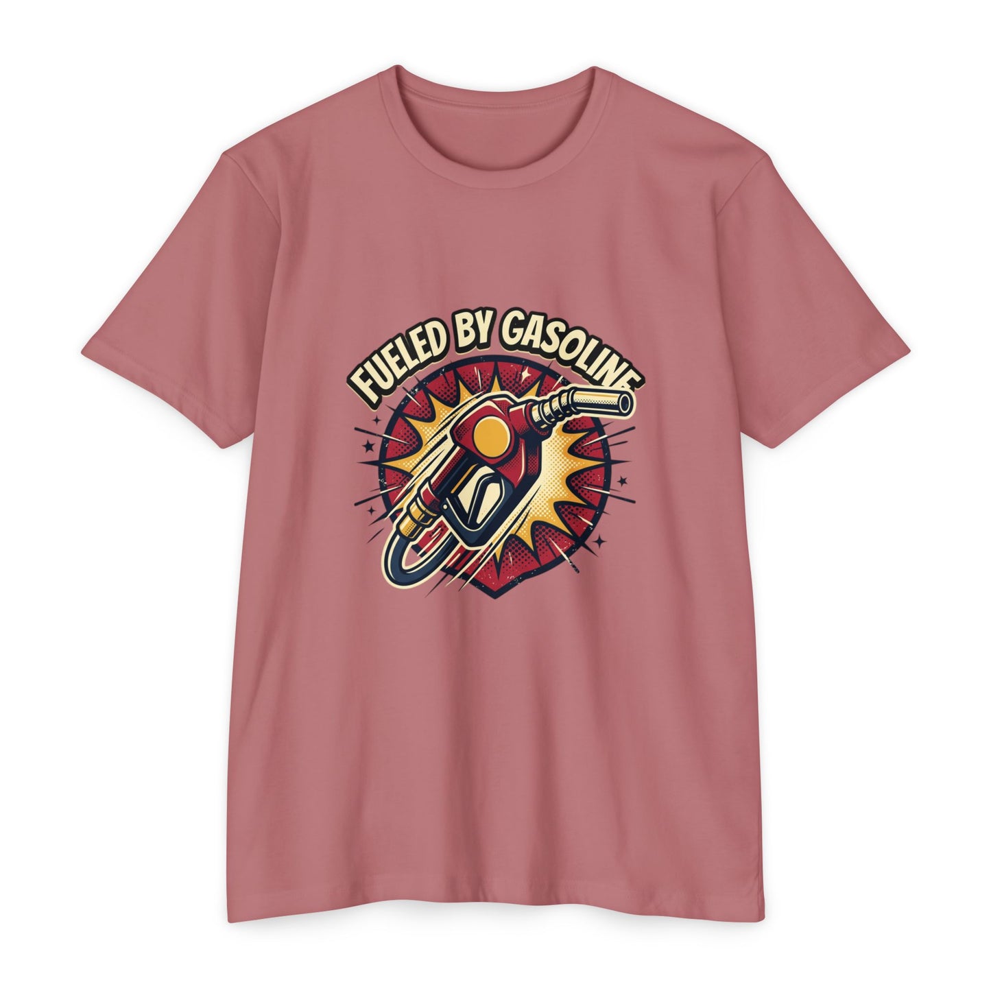 Fueled By Gasoline Retro Gas Pump T-Shirt