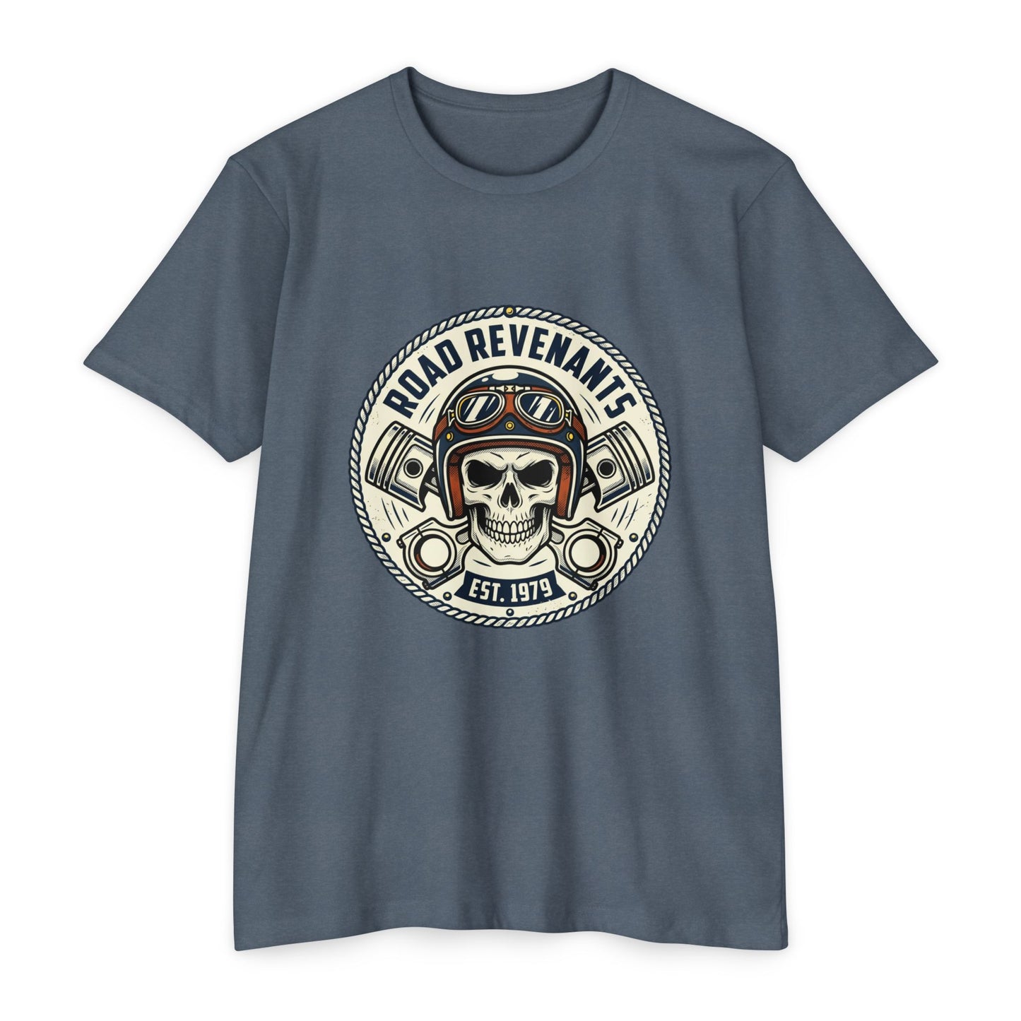 Road Revenants Skull Motorcycle T-Shirt