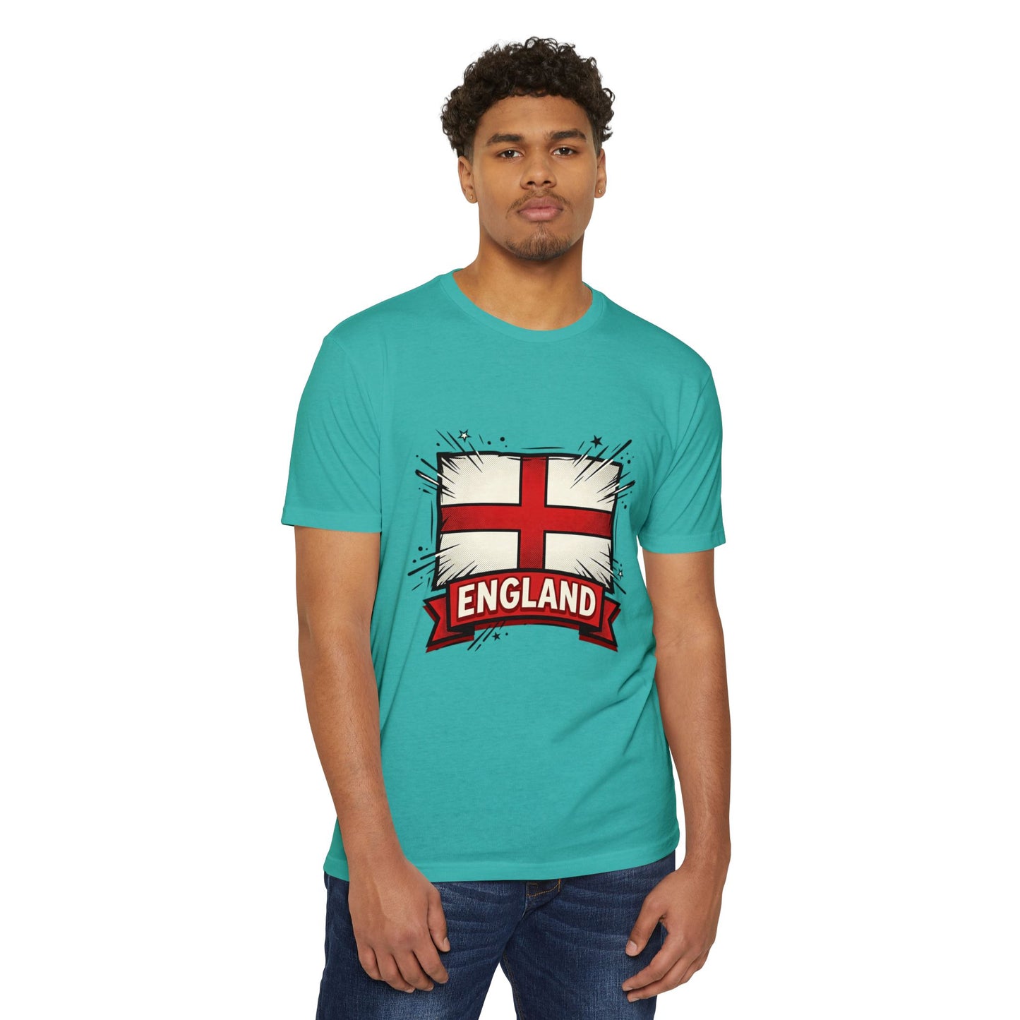 England St. George Cross T-Shirt — Flag Graphic Tee for Fans & Supporters