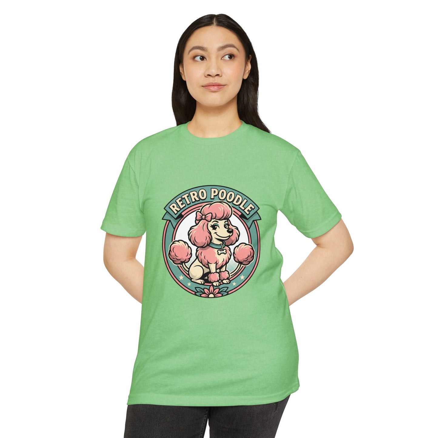 Retro Poodle T-Shirt — Vintage Cute Dog Graphic Tee