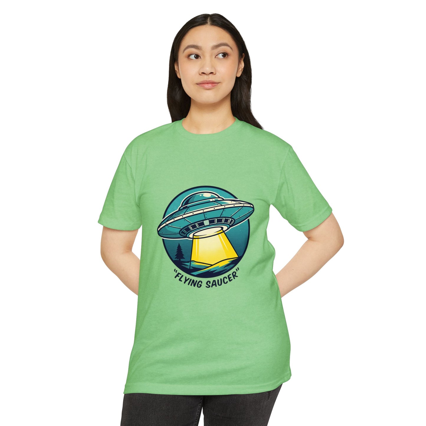Retro Flying Saucer UFO T-Shirt — Vintage Space Graphic Tee