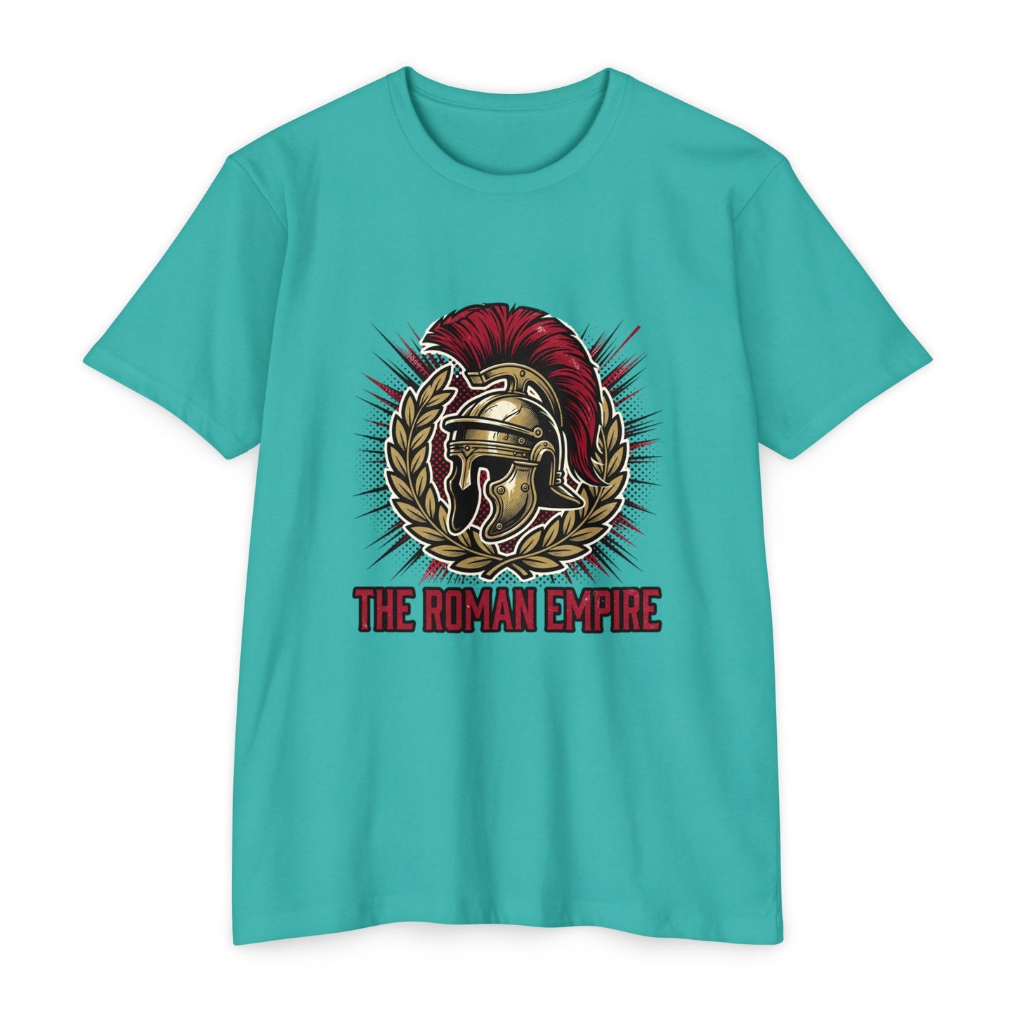 Roman Empire Helmet T-Shirt — Vintage Gladiator Graphic Tee