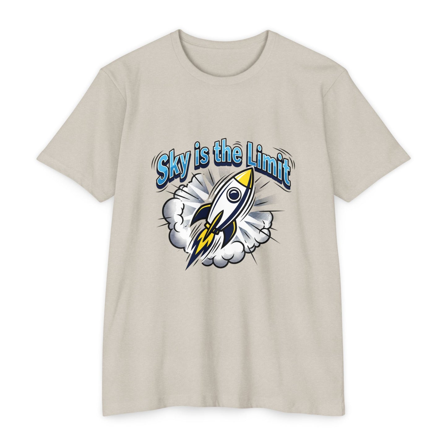 Sky Is the Limit Rocket T-Shirt — Inspirational Graphic Tee