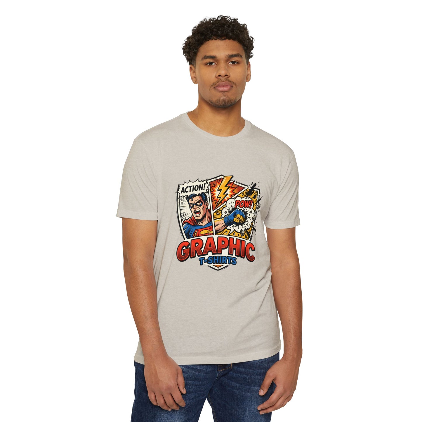 Action! POW Vintage Comic Pop Art T-Shirt