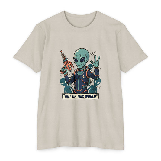 Alien Ray Gun T-Shirt — "Out of This World" Graphic Tee