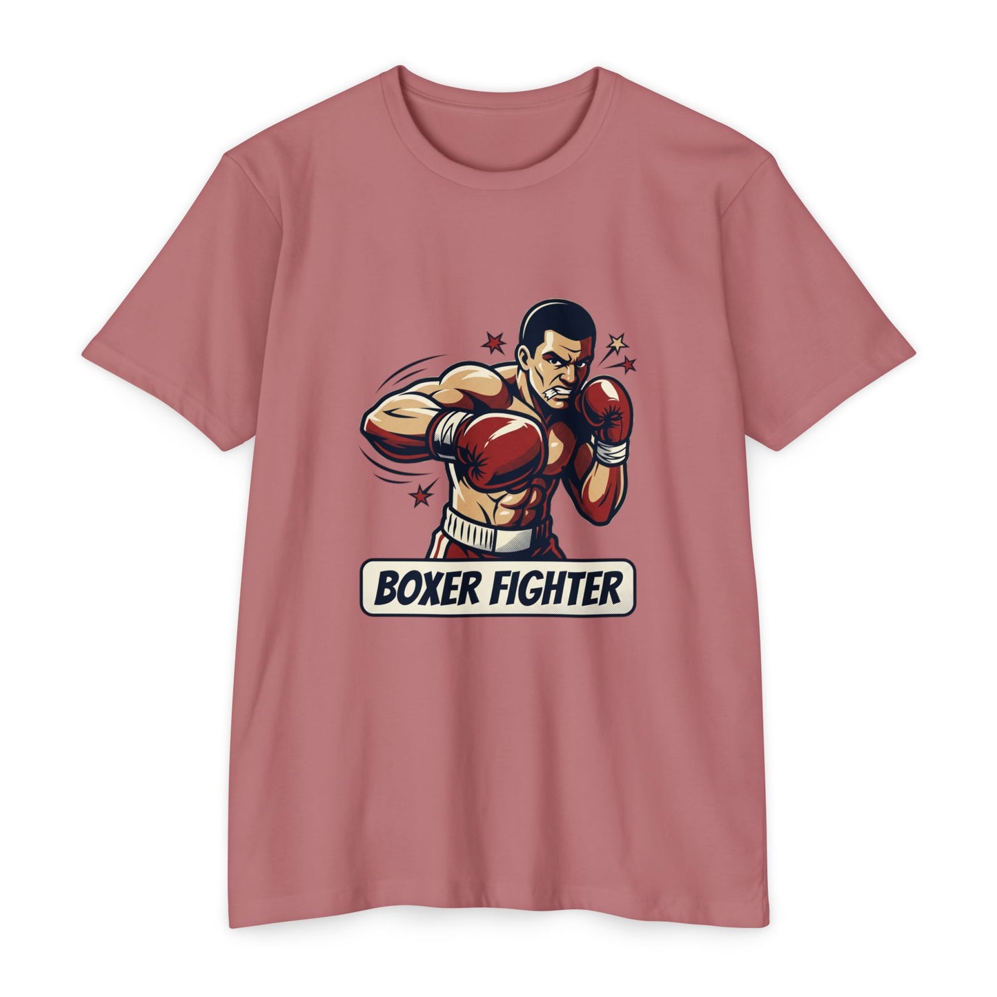 Boxer Fighter Vintage Boxing Graphic T-Shirt — Retro Gym Tee for Fans & Trainers