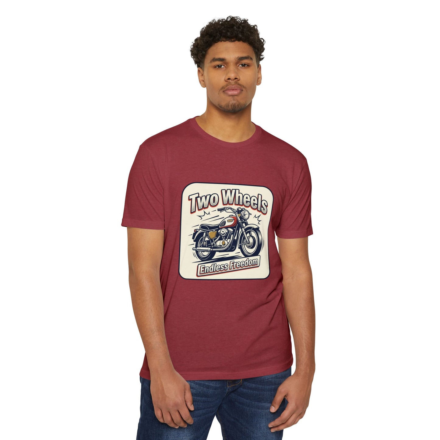 Vintage 'Endless Freedom' Motorcycle T-Shirt