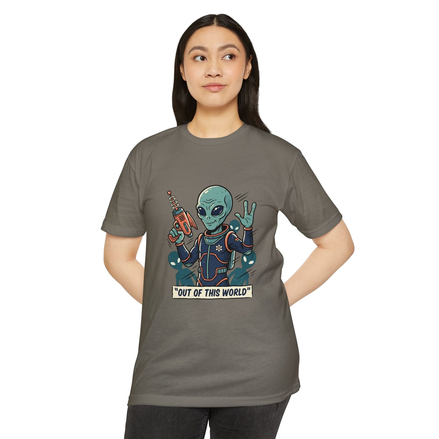 Alien Ray Gun T-Shirt — "Out of This World" Graphic Tee