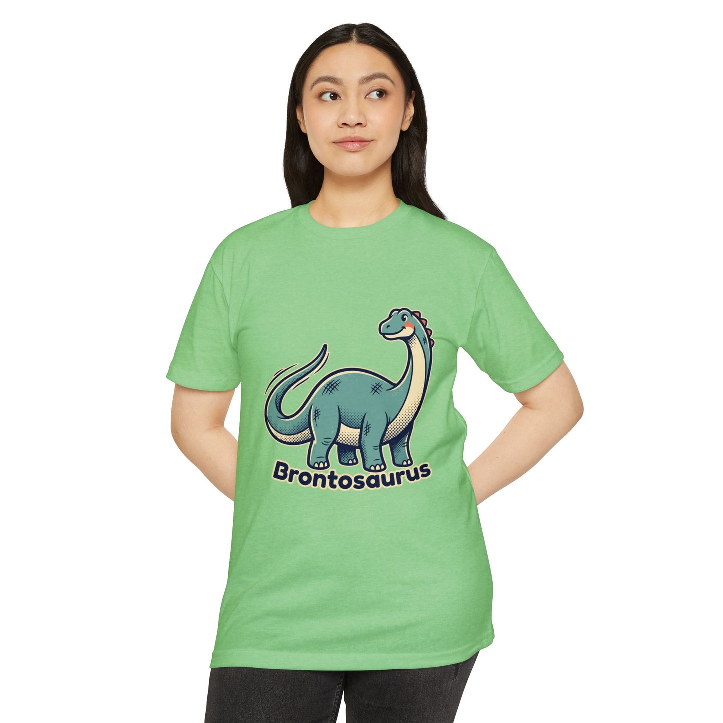 Brontosaurus Cute Dinosaur T-Shirt — Cute Dino Tee for Kids & Adults