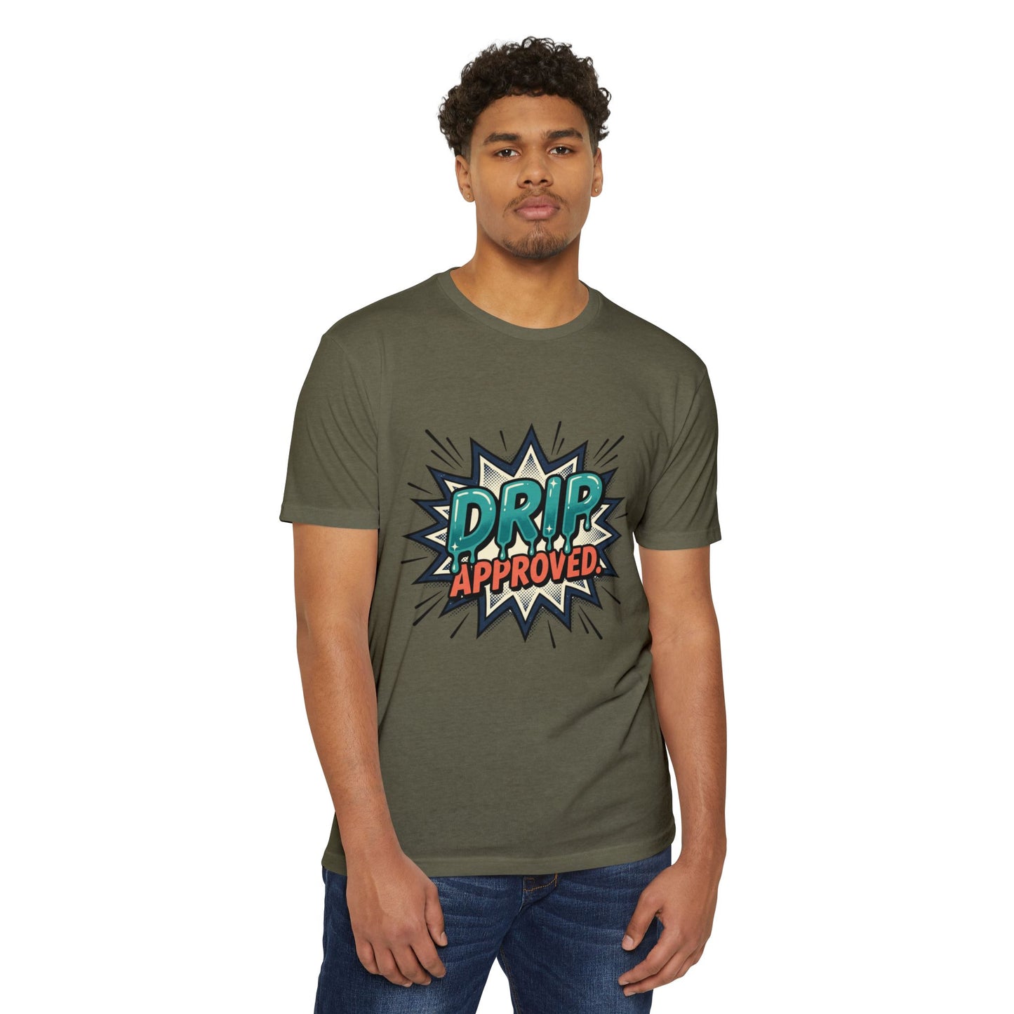 Drip Approved Retro Comic Pop Art T-Shirt