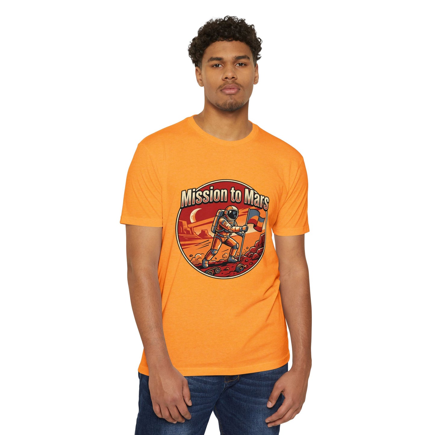 Mission to Mars Retro Astronaut T-Shirt