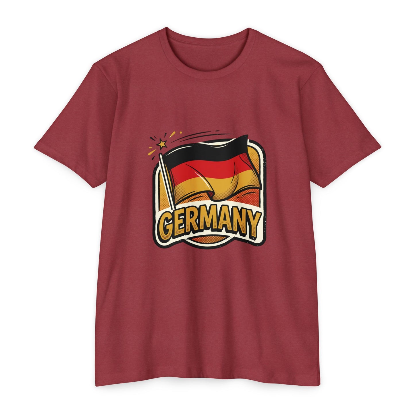 Germany Flag Retro Sports T-Shirt — Vintage Team Fan Tee