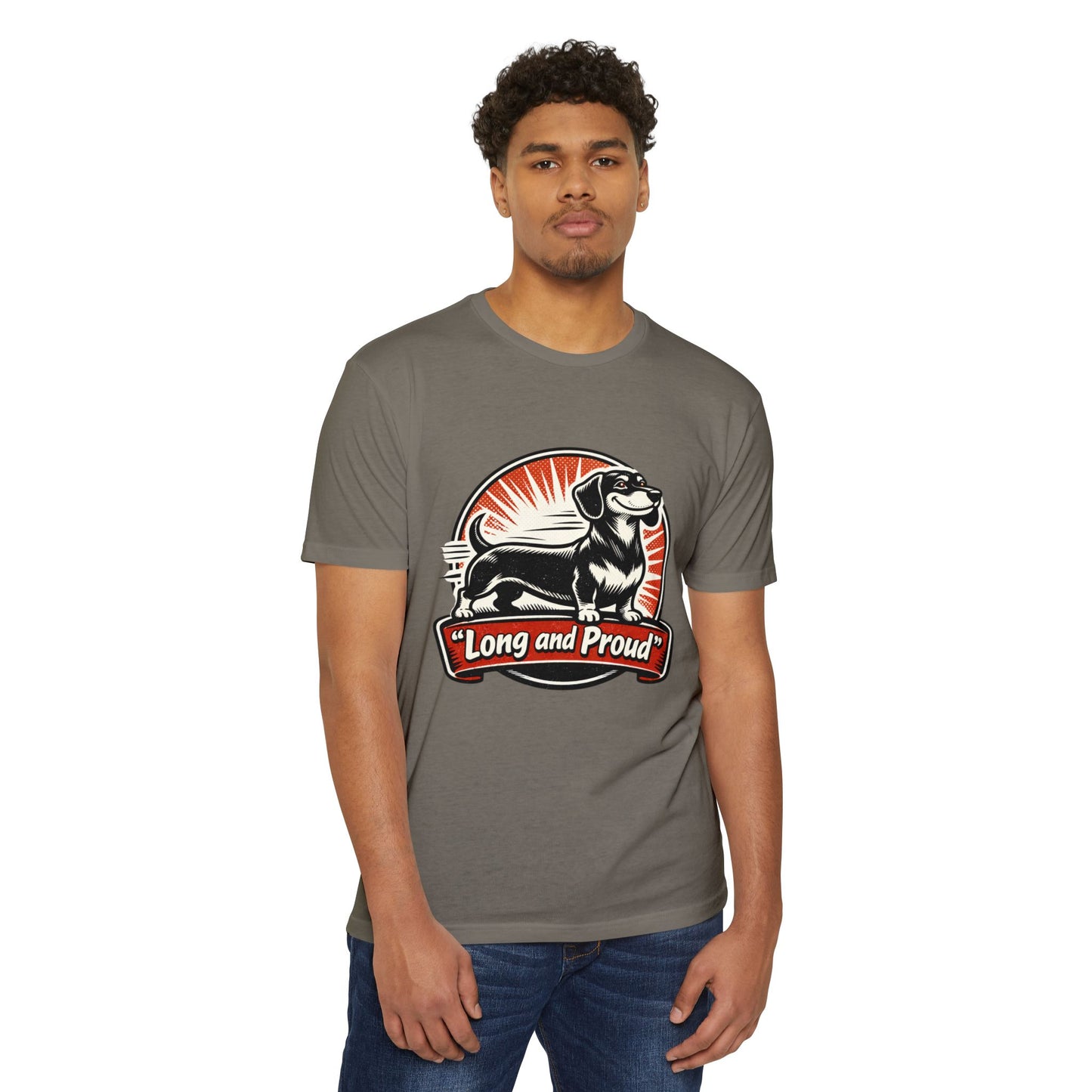 Long and Proud Dachshund T-Shirt — Cute Retro Wiener Dog Tee