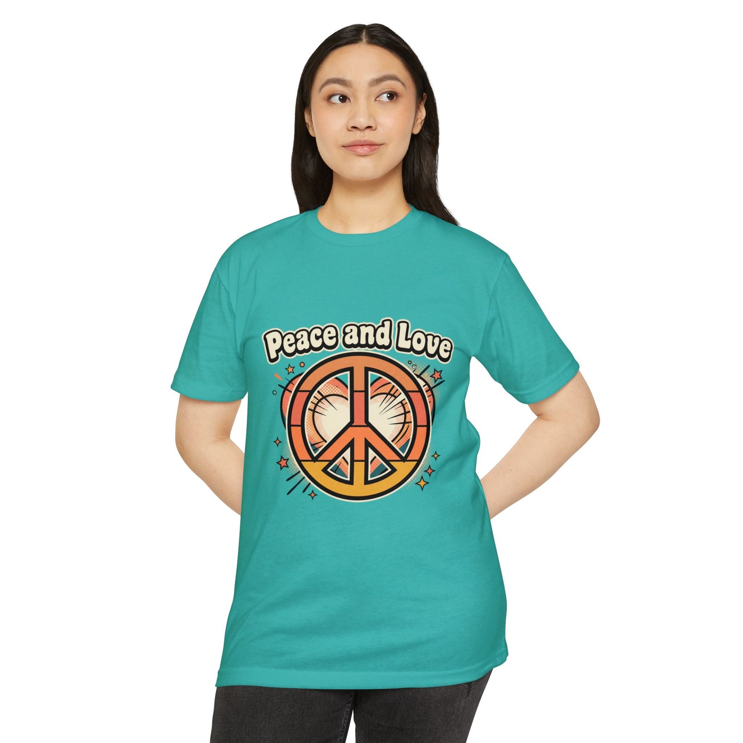 Peace and Love Vintage Peace Sign T-Shirt
