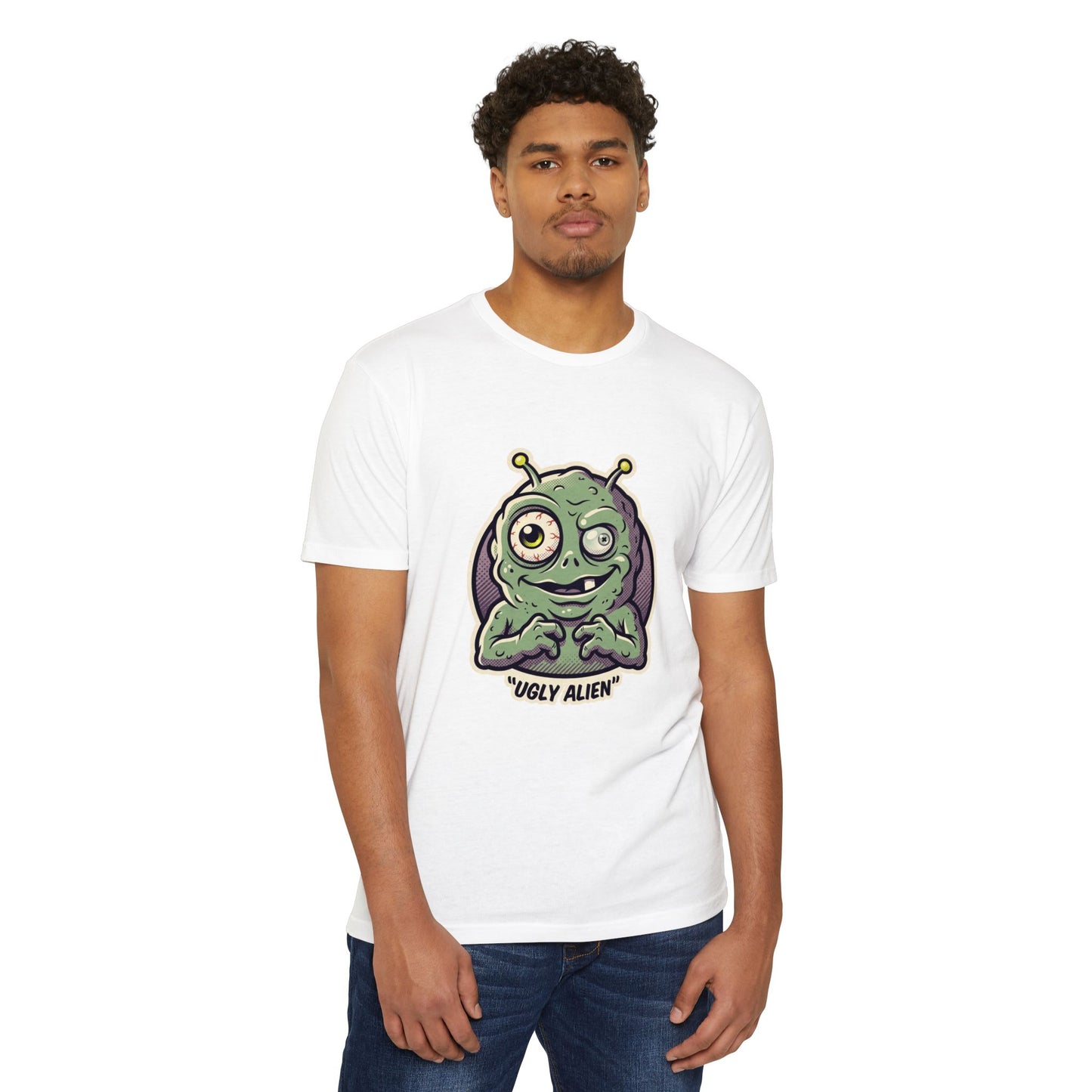 Funny Ugly Alien T-Shirt — Cartoon Graphic Tee