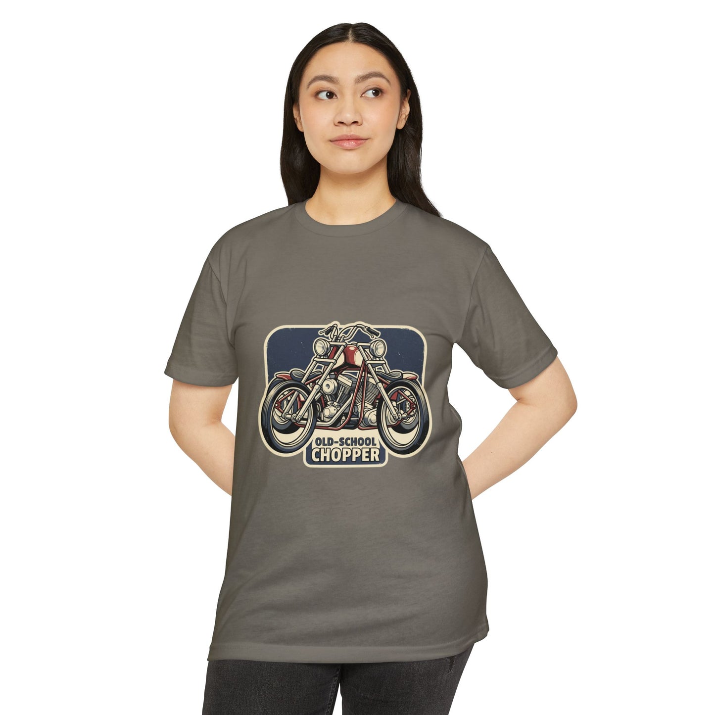 Old-School Chopper Motorcycle T-Shirt — Vintage Biker Tee