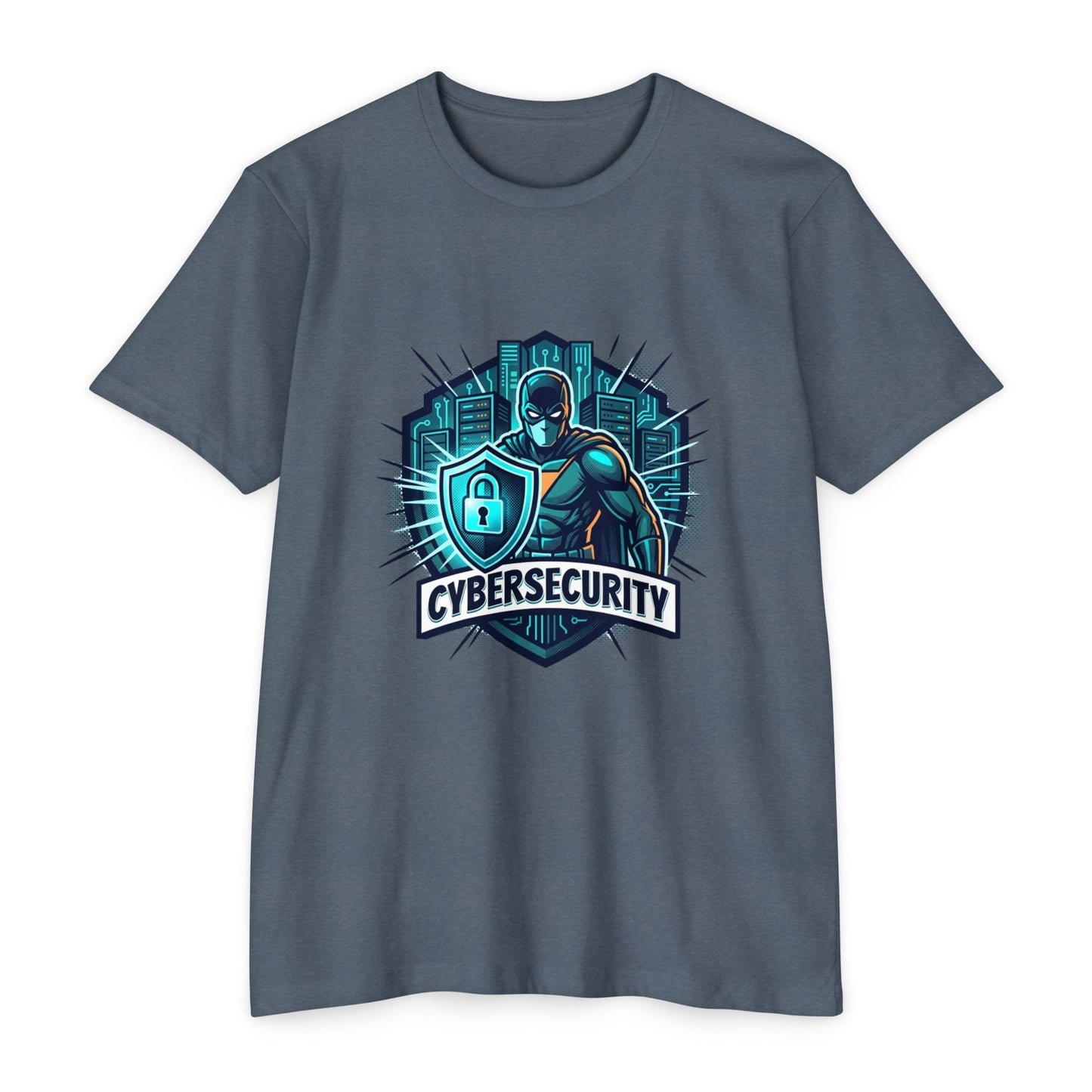 Cybersecurity Shield Tee — Cyber Defender Tech T-Shirt