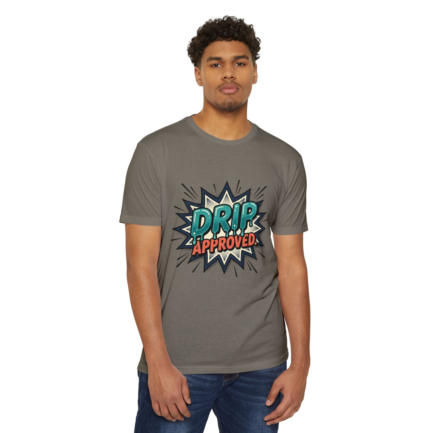 Drip Approved Retro Comic Pop Art T-Shirt