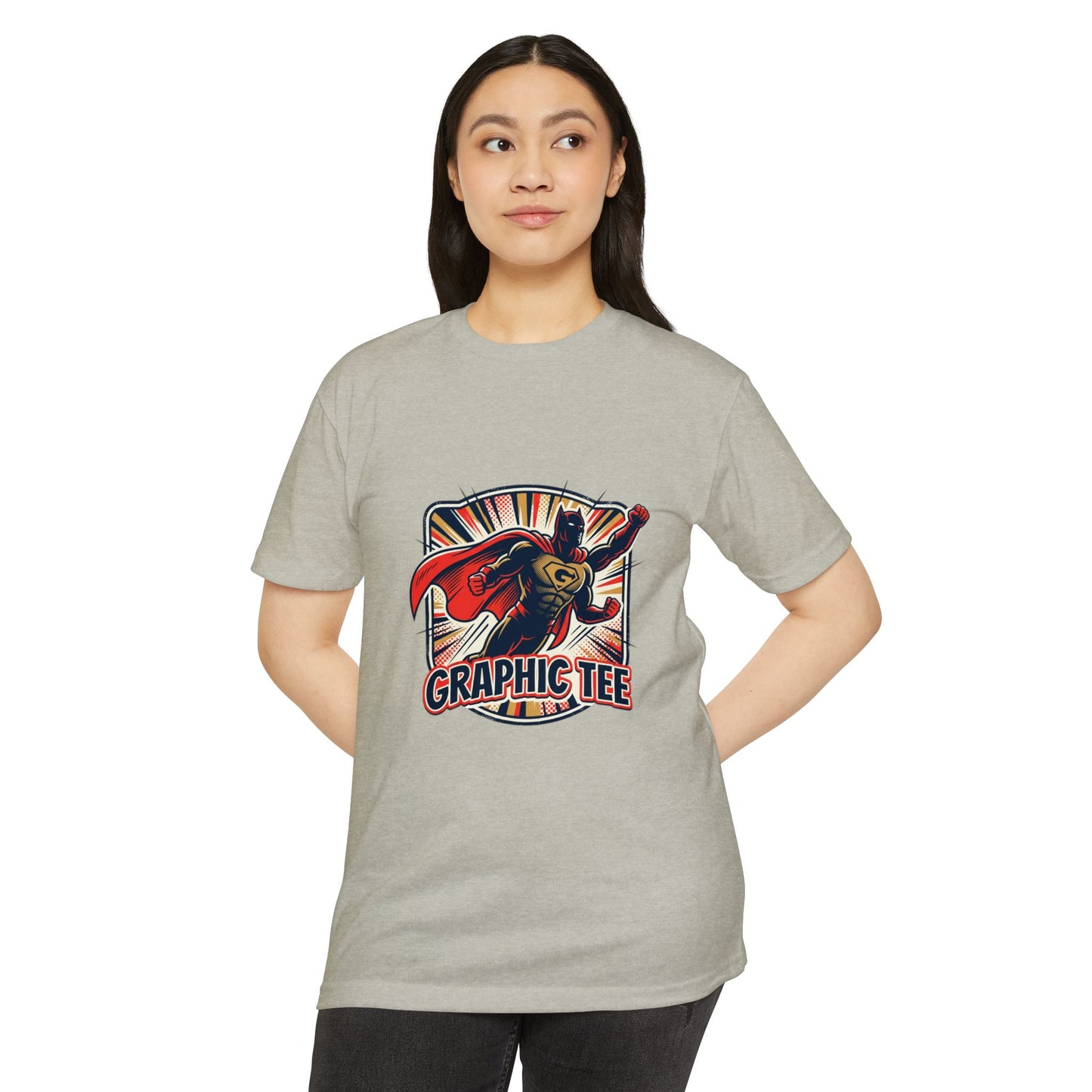 Retro Superhero Graphic Tee — Vintage Comic T-Shirt