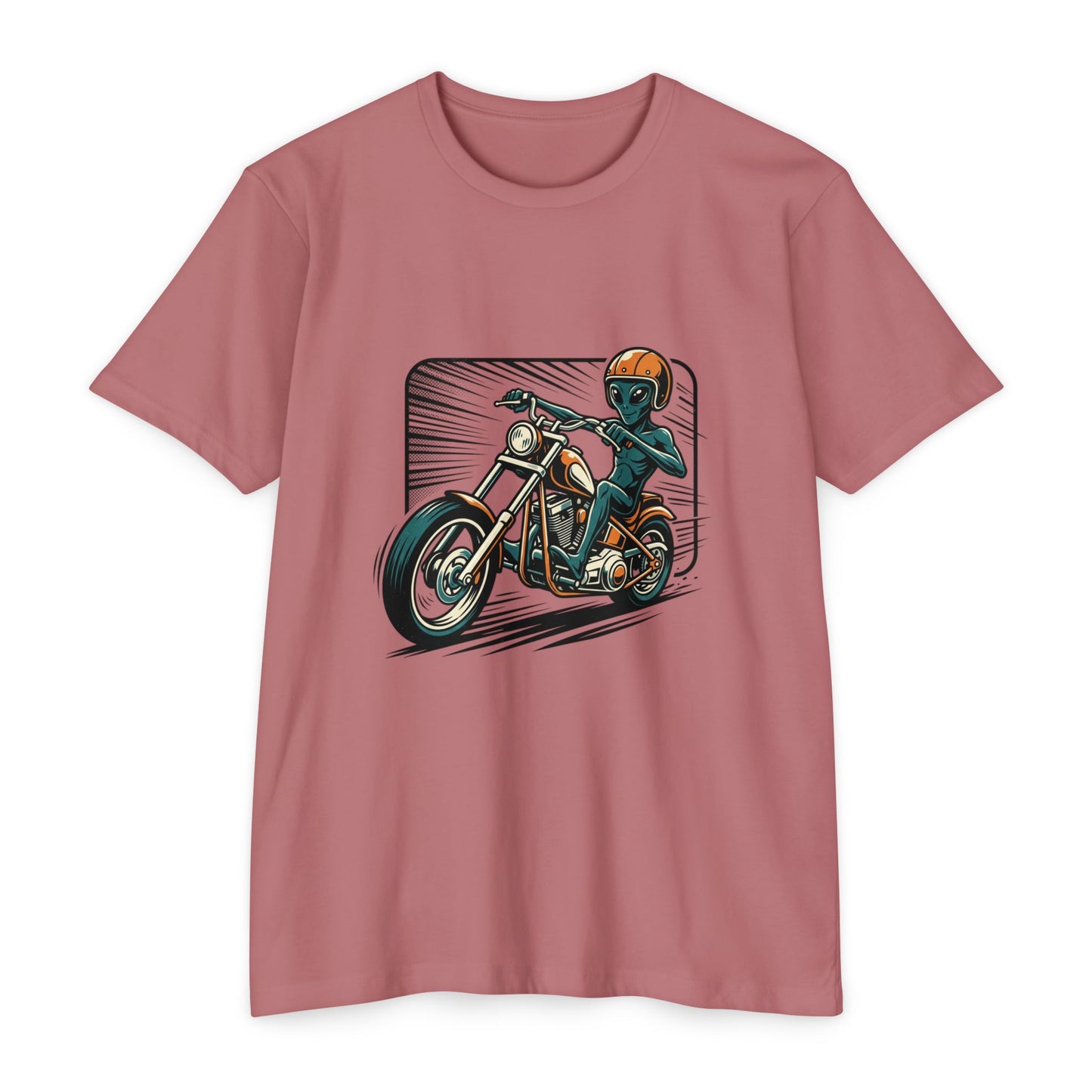Motorcycle Rider Graphic T-Shirt — Retro Biker Design
