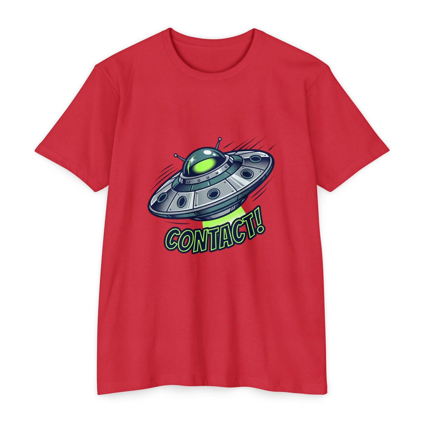 UFO Contact T-Shirt — Alien Spaceship Graphic Tee