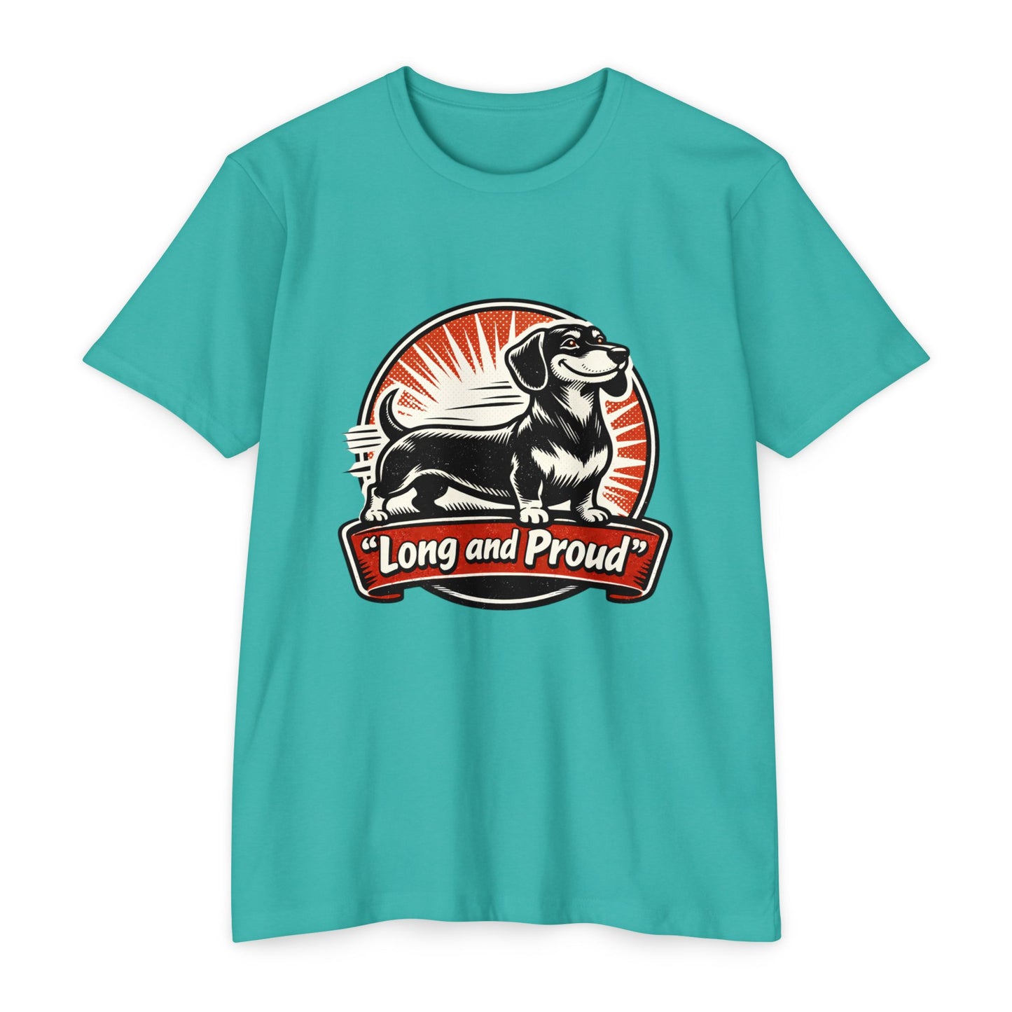 Long and Proud Dachshund T-Shirt — Cute Retro Wiener Dog Tee